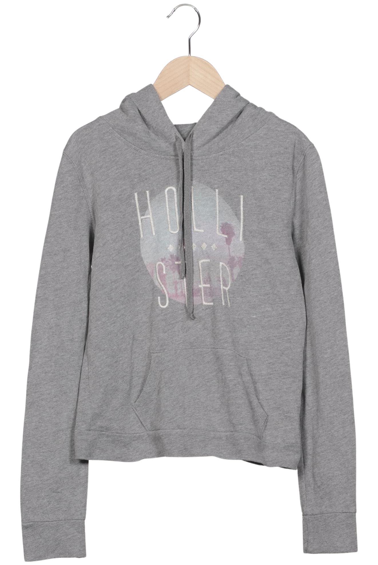 

Hollister Damen Kapuzenpullover, grau, Gr. 34