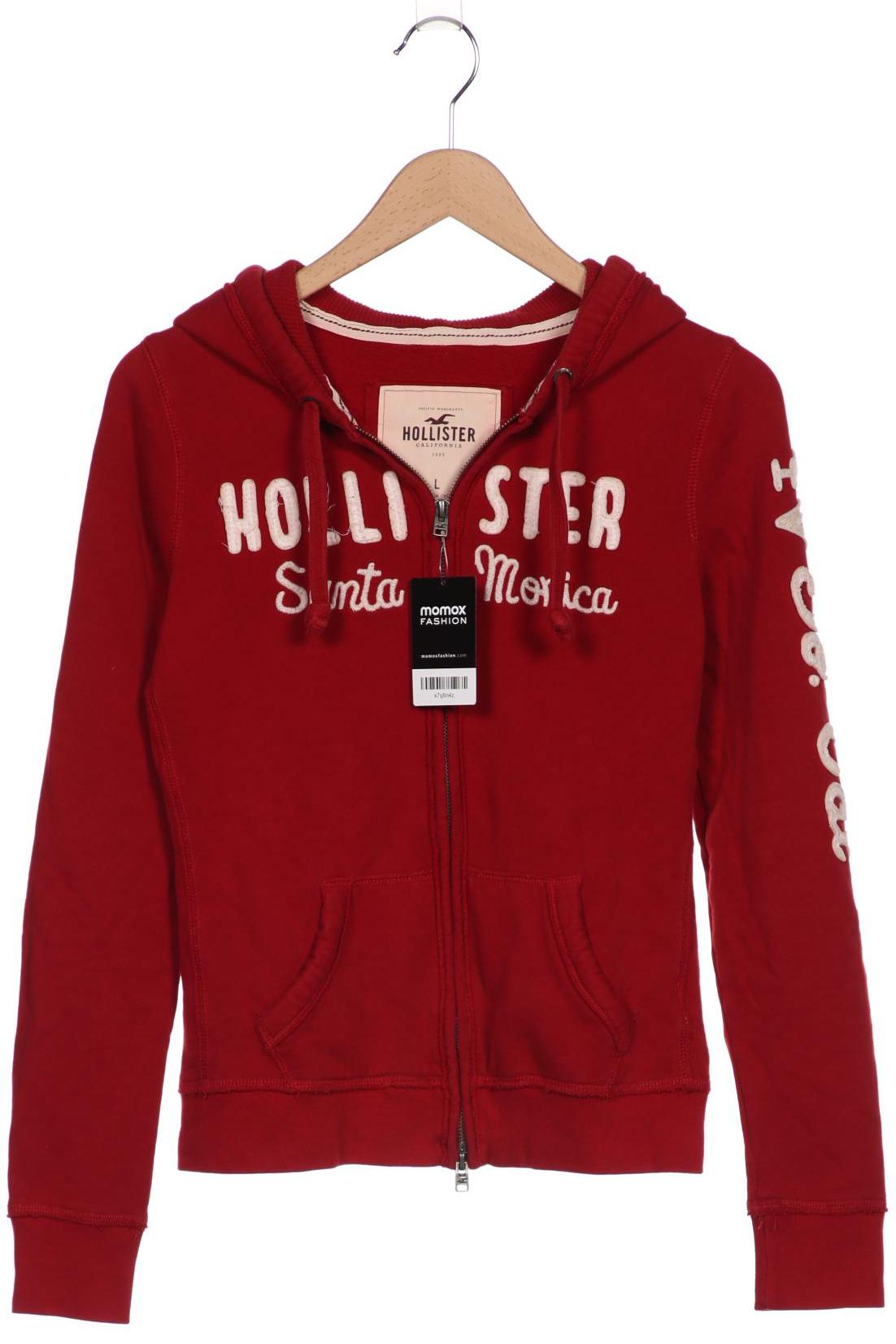 

Hollister Damen Kapuzenpullover, rot, Gr. 42