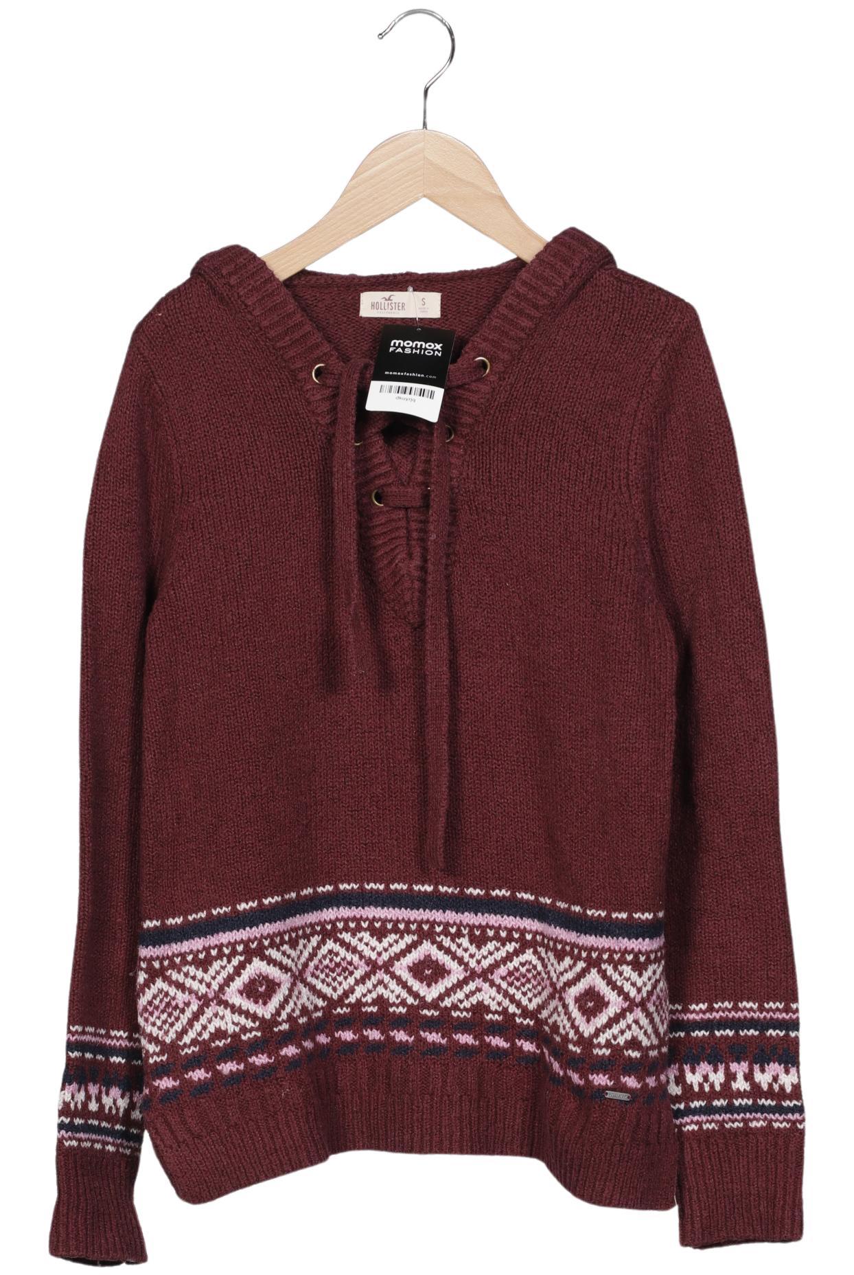 

Hollister Damen Kapuzenpullover, bordeaux, Gr. 36