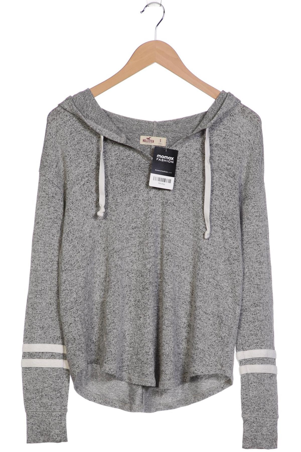

Hollister Damen Kapuzenpullover, grau, Gr. 36
