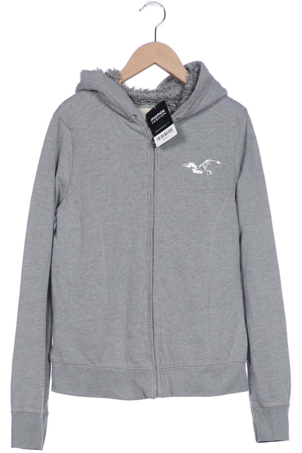 

Hollister Damen Kapuzenpullover, grau, Gr. 42