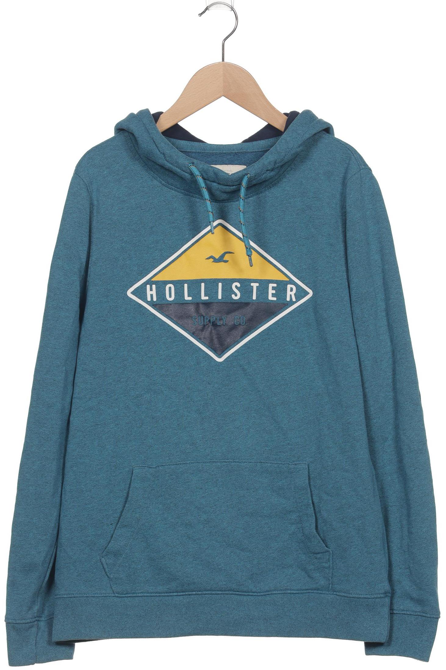 

Hollister Damen Kapuzenpullover, blau, Gr. 36