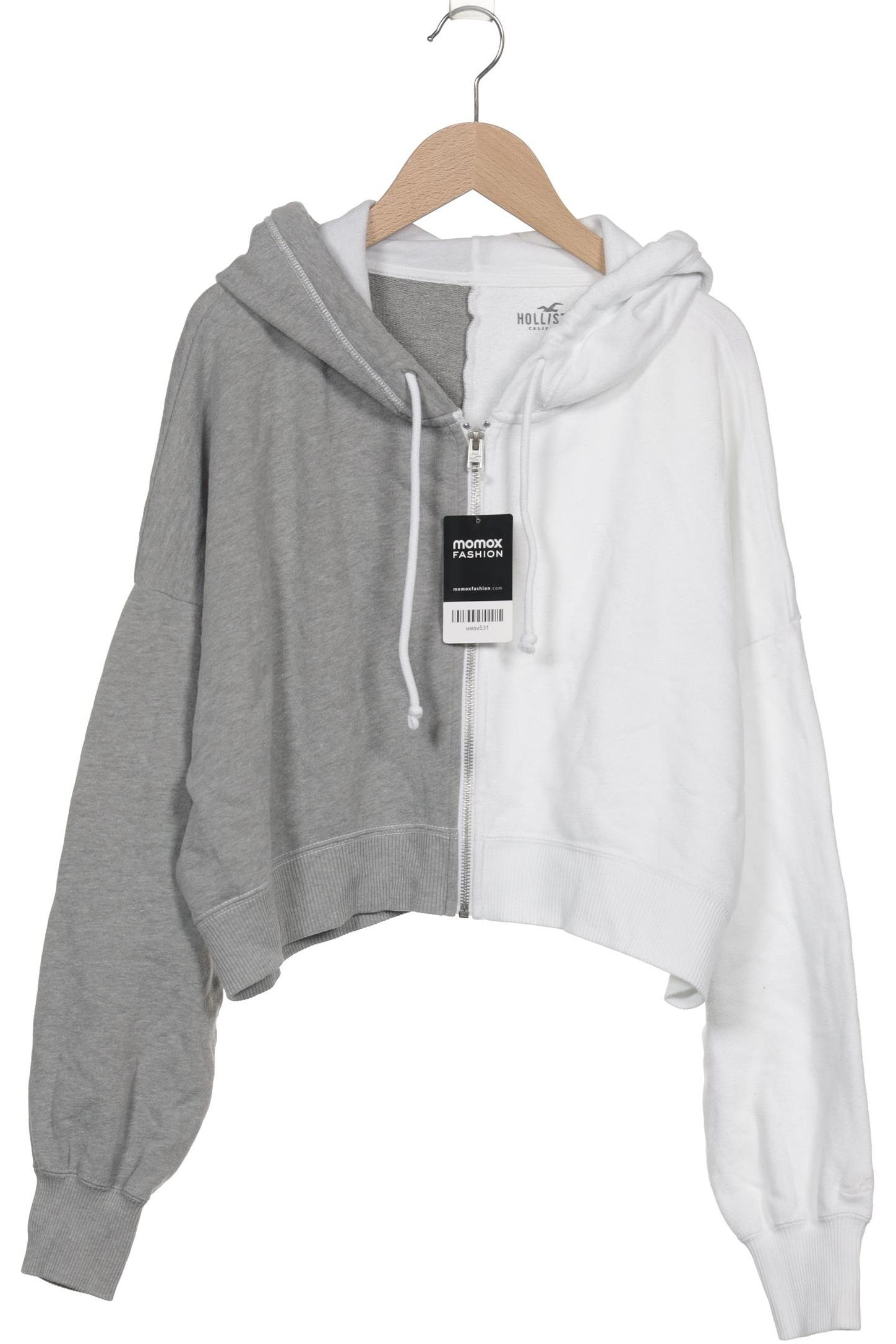 

Hollister Damen Kapuzenpullover, grau, Gr. 36