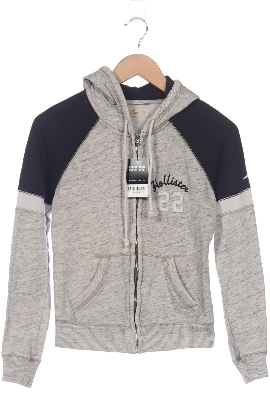 

Hollister Damen Kapuzenpullover, grau, Gr. 36