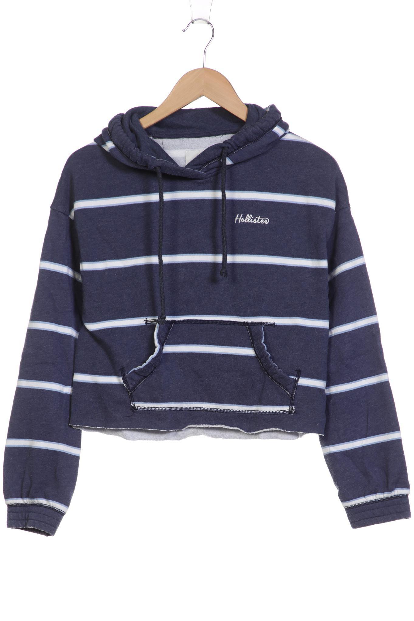 

Hollister Damen Kapuzenpullover, blau, Gr. 34
