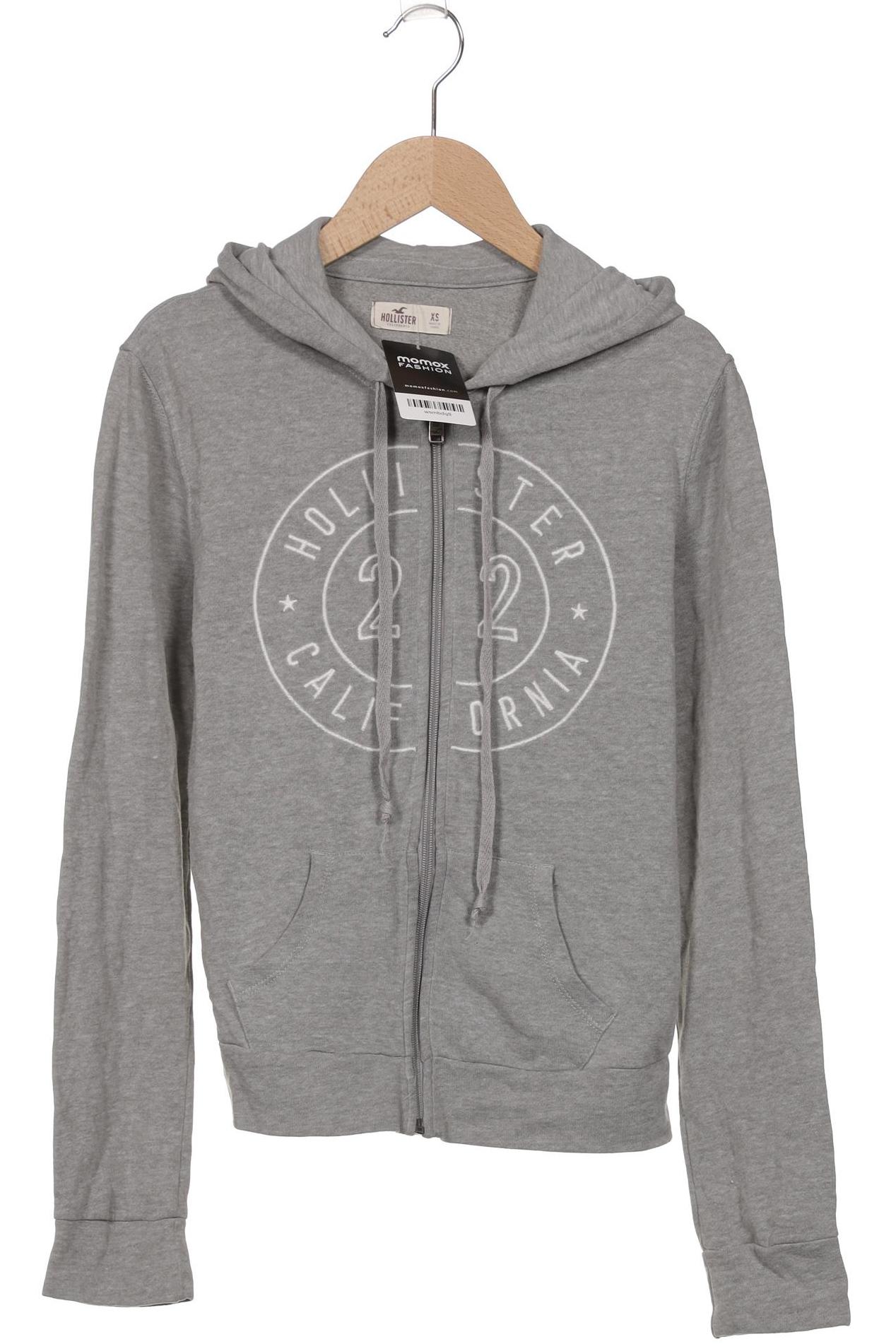 

Hollister Damen Kapuzenpullover, grau, Gr. 34