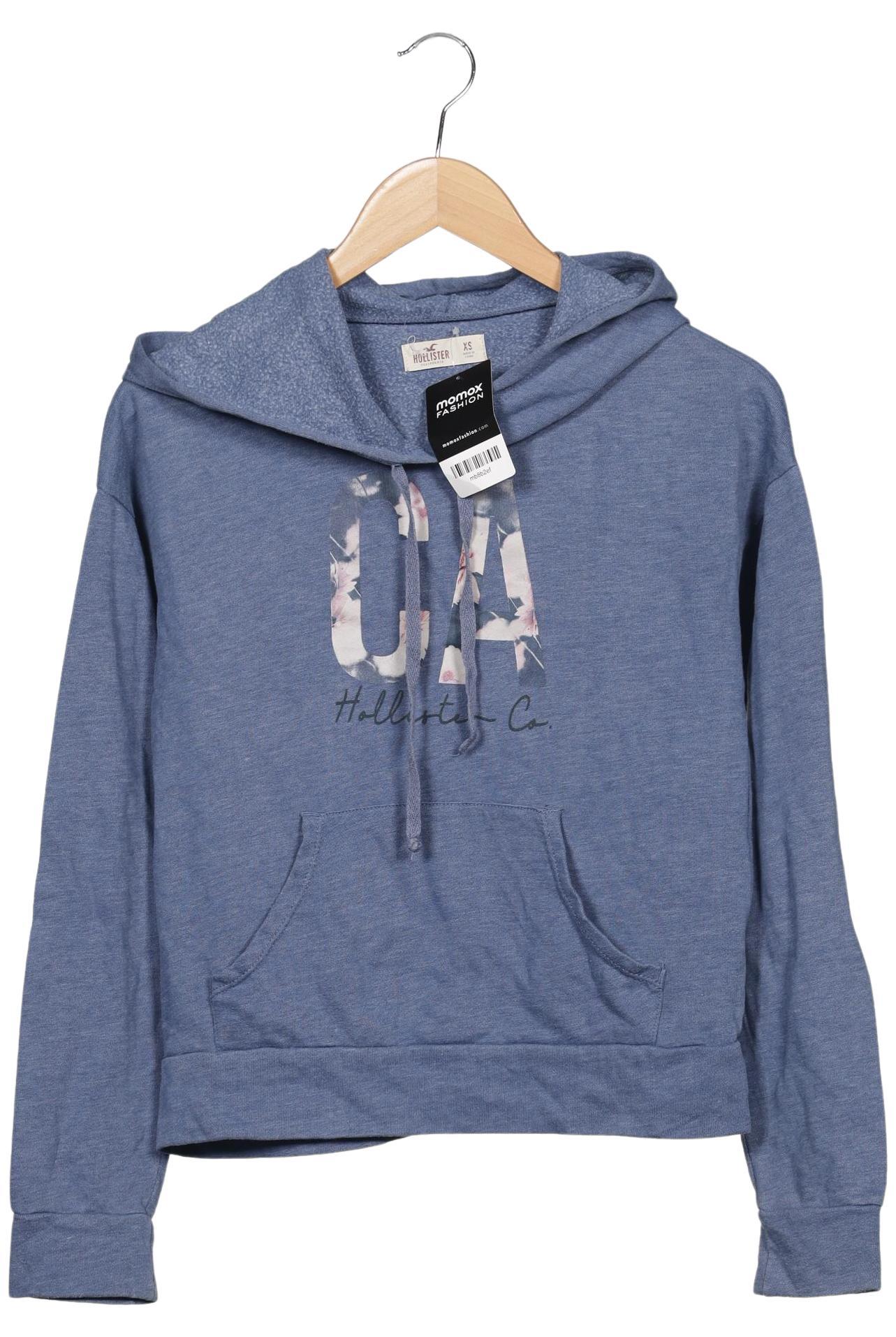 

Hollister Damen Kapuzenpullover, blau, Gr. 34