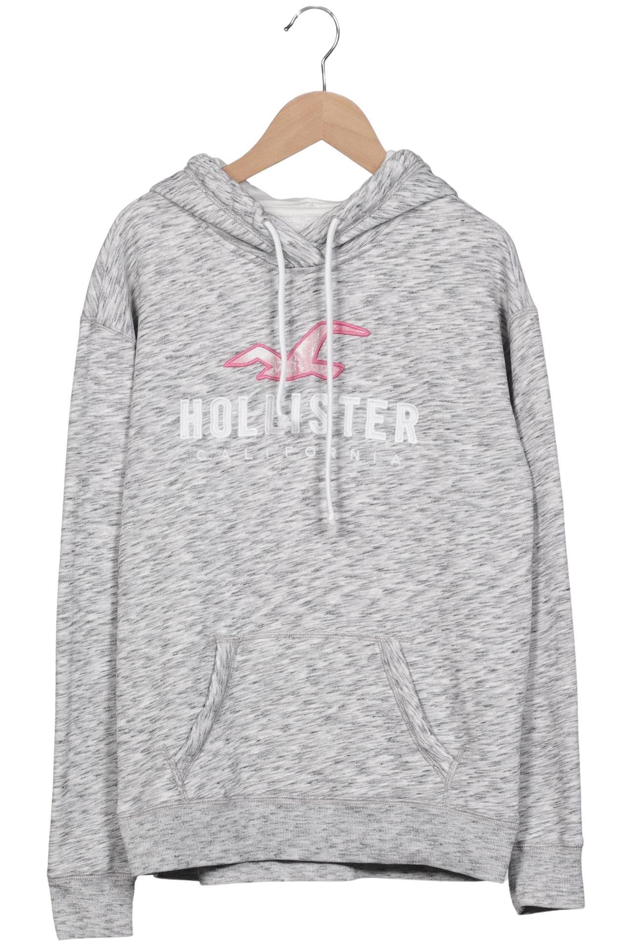 

Hollister Damen Kapuzenpullover, grau, Gr. 36