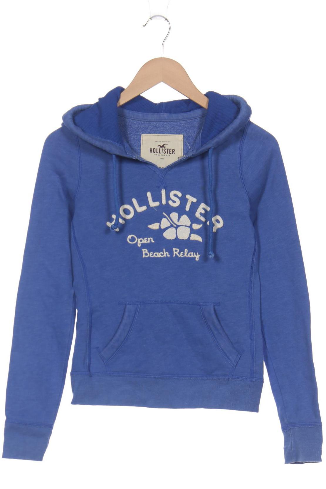 

Hollister Damen Kapuzenpullover, blau, Gr. 34