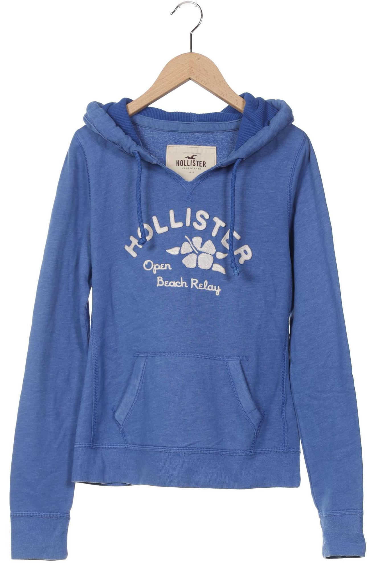 

Hollister Damen Kapuzenpullover, blau, Gr. 38
