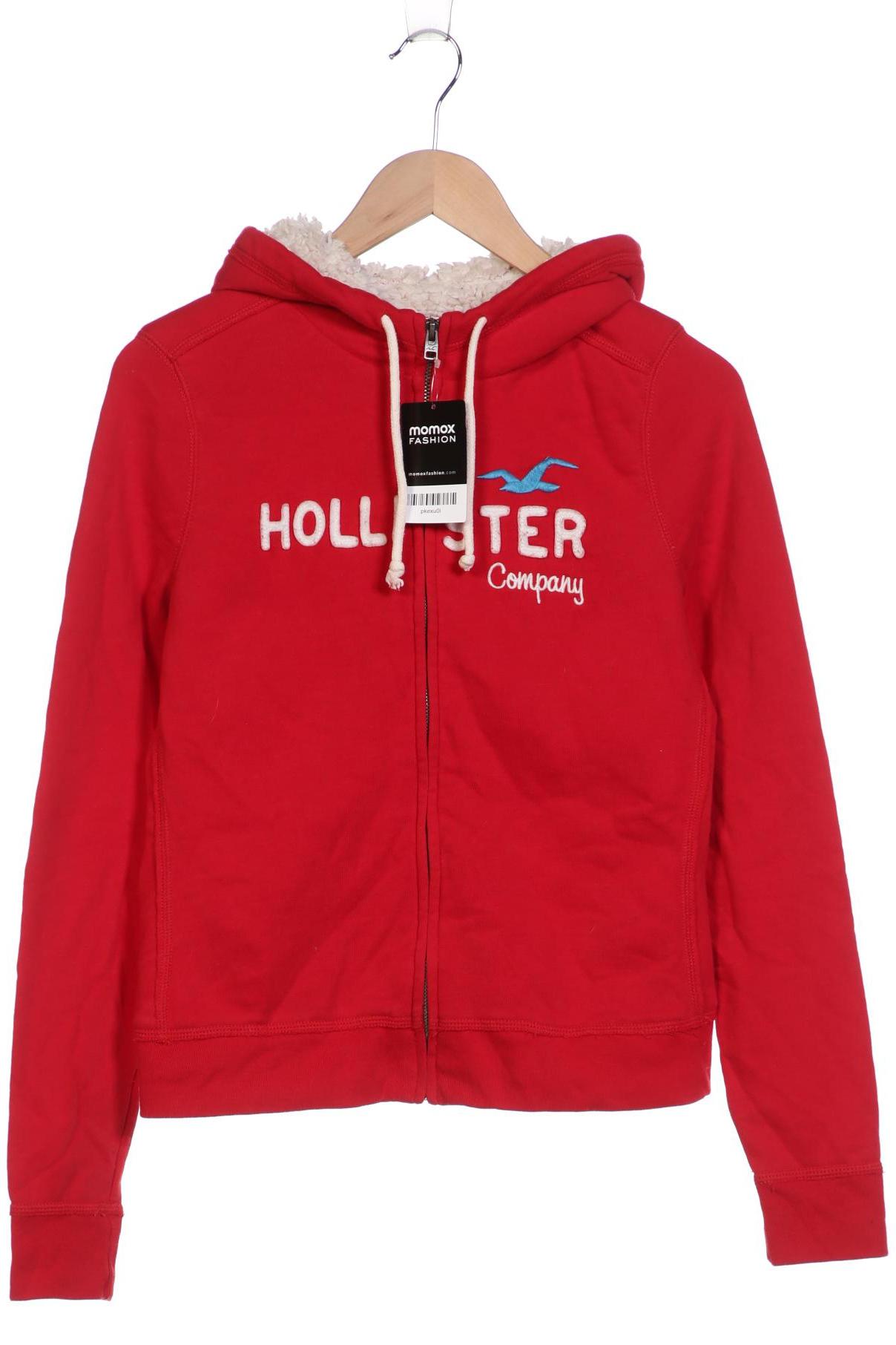 

Hollister Damen Kapuzenpullover, rot, Gr. 42
