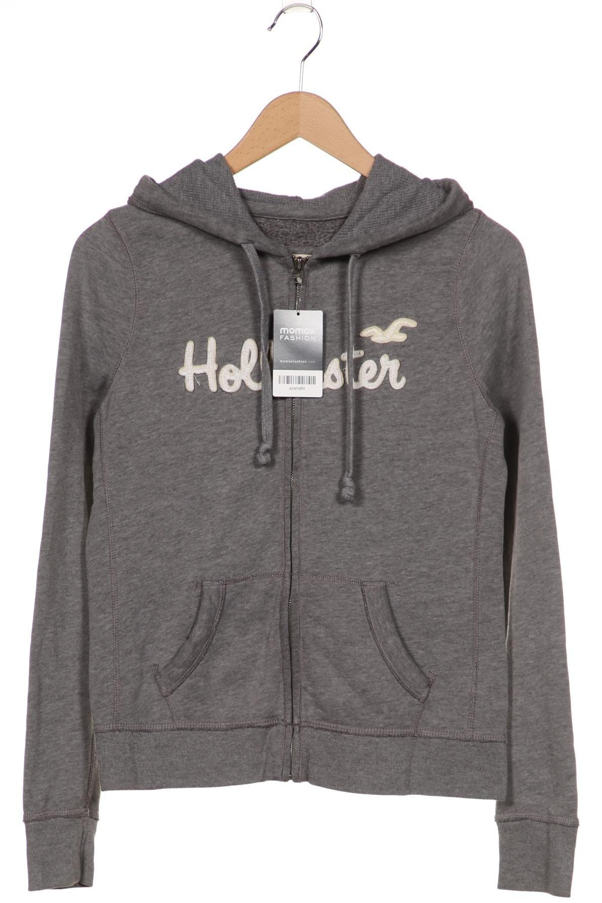 

Hollister Damen Kapuzenpullover, grau, Gr. 42