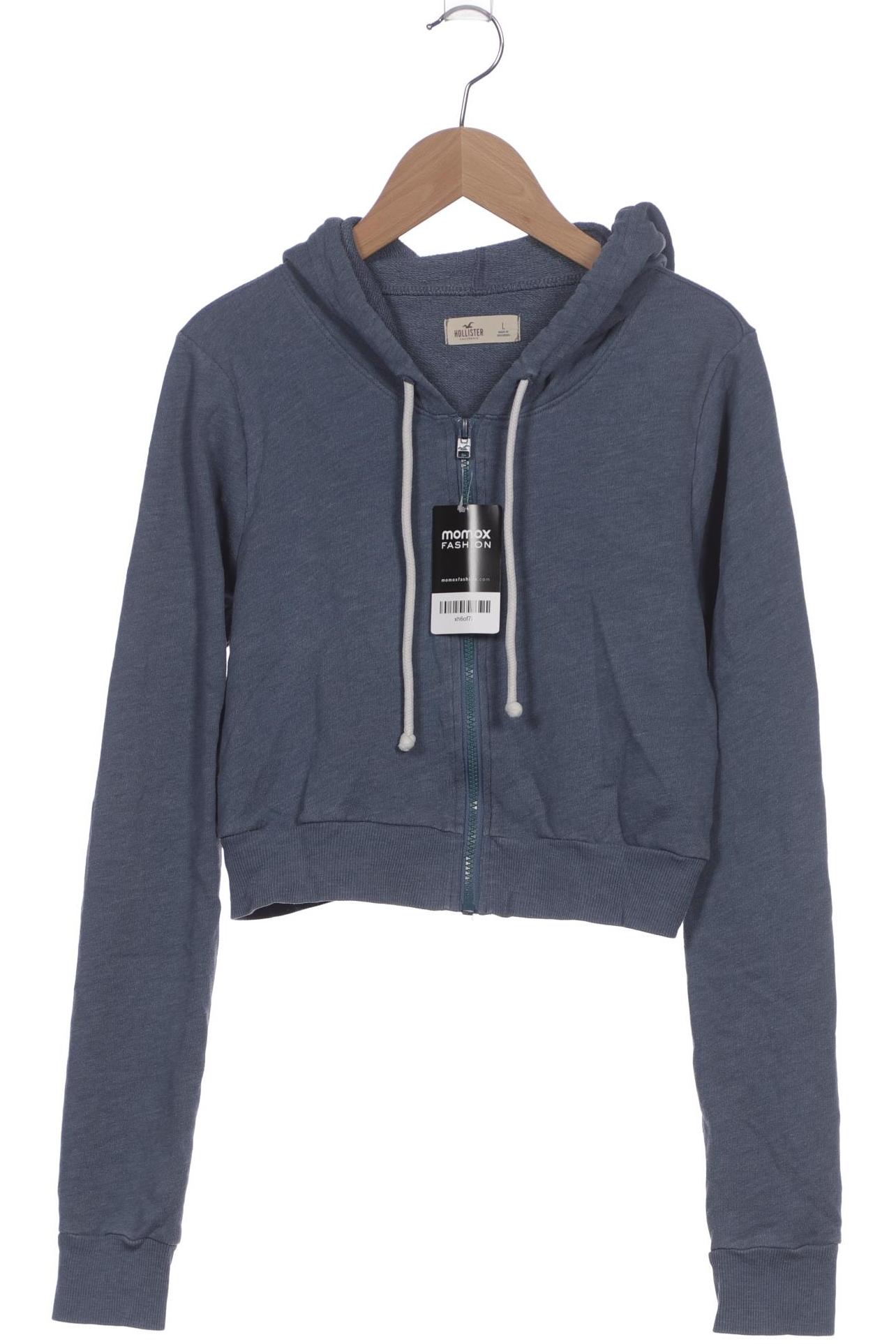 

Hollister Damen Kapuzenpullover, blau, Gr. 42