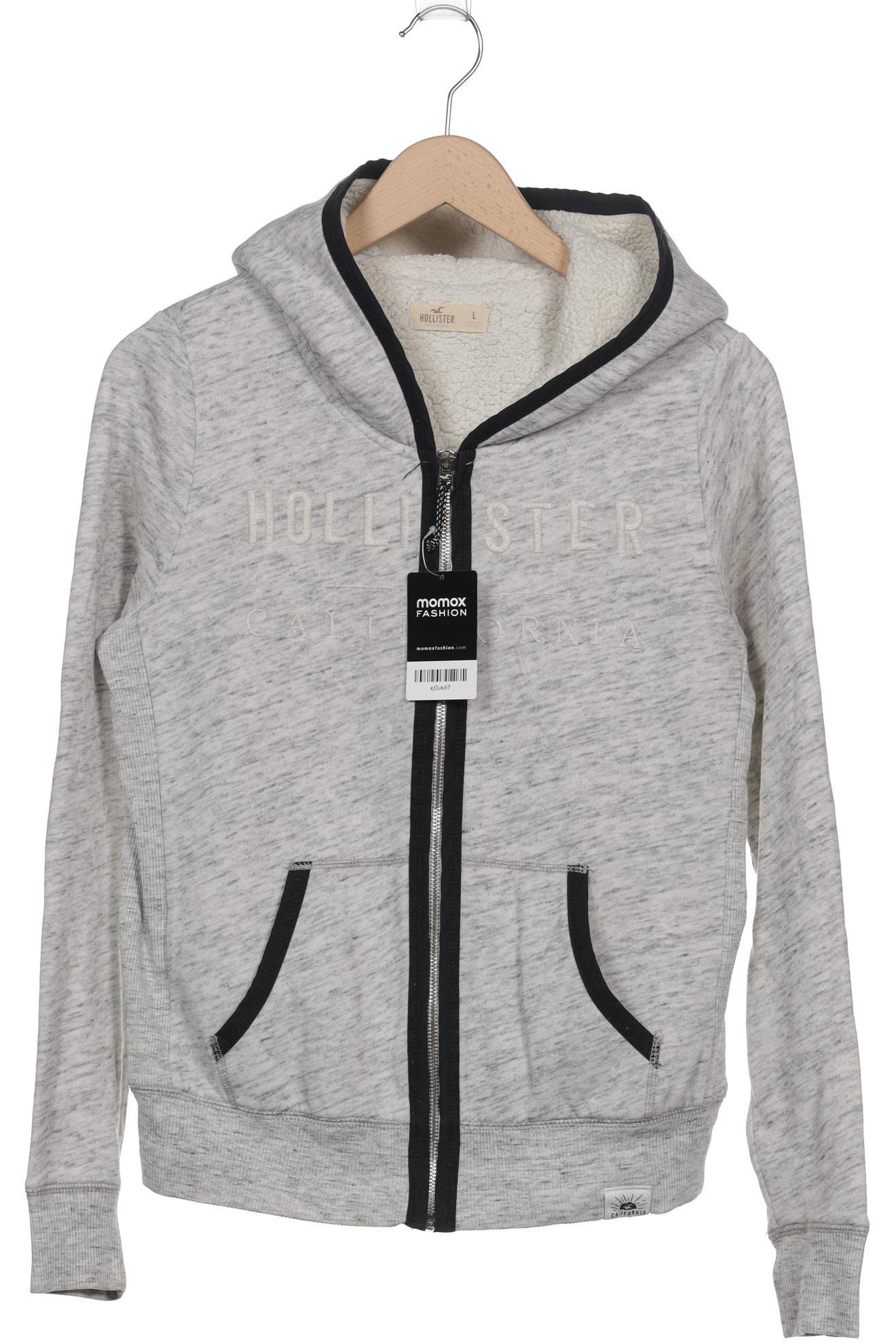 

Hollister Damen Kapuzenpullover, grau, Gr. 42