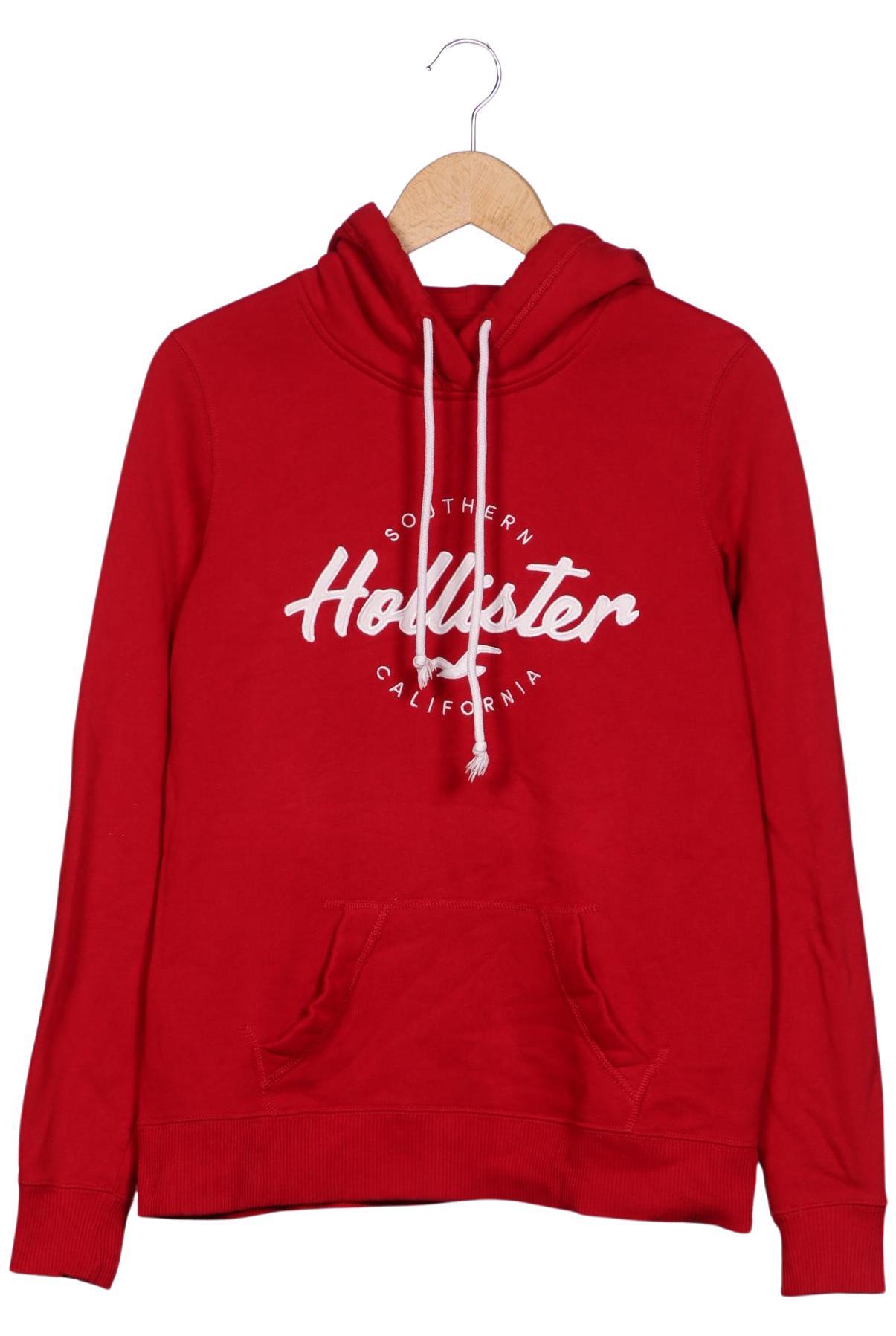 

Hollister Damen Kapuzenpullover, rot, Gr. 36