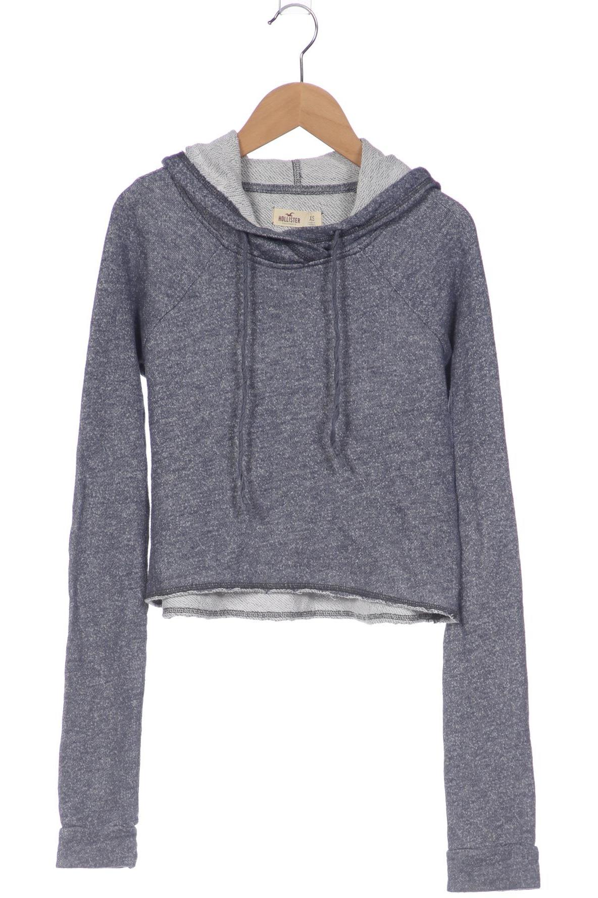 

Hollister Damen Kapuzenpullover, blau, Gr. 34