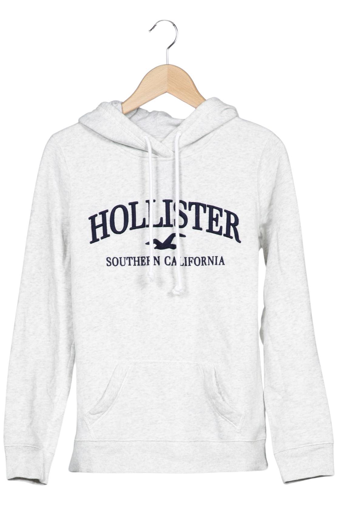 

Hollister Damen Kapuzenpullover, grau, Gr. 36