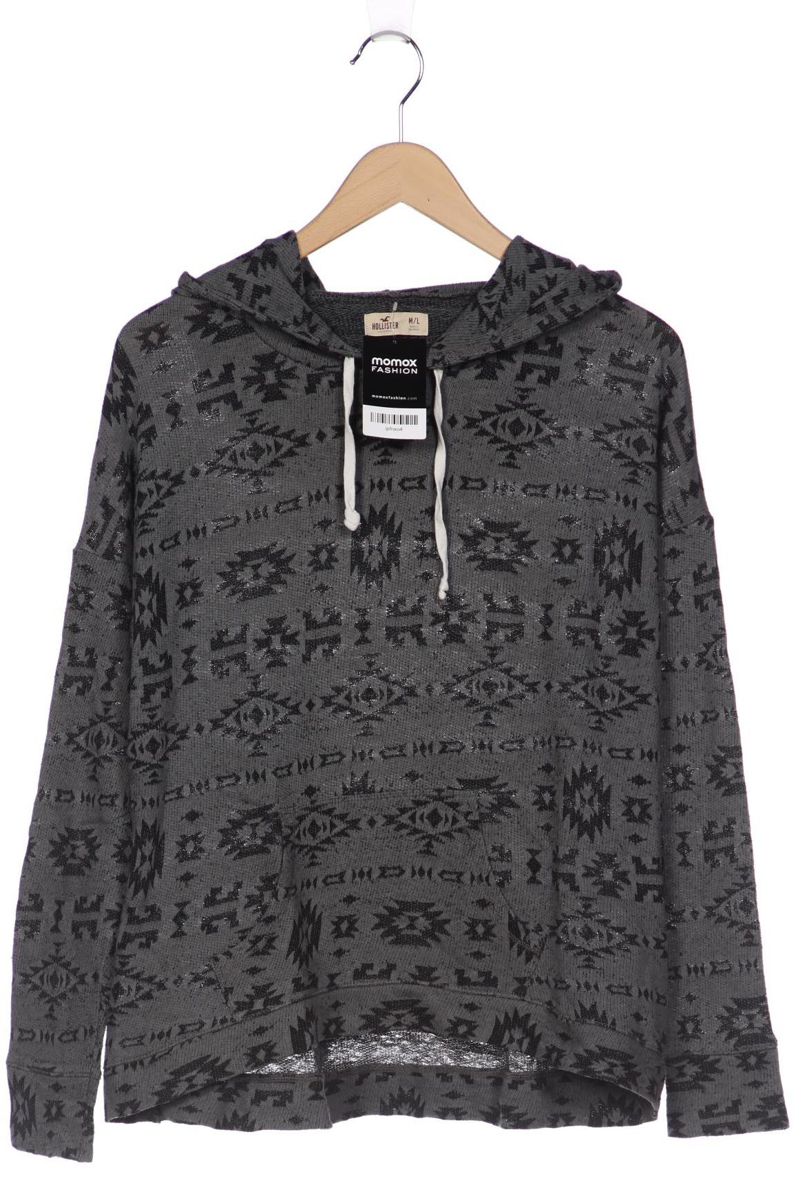 

Hollister Damen Kapuzenpullover, grau, Gr. 38