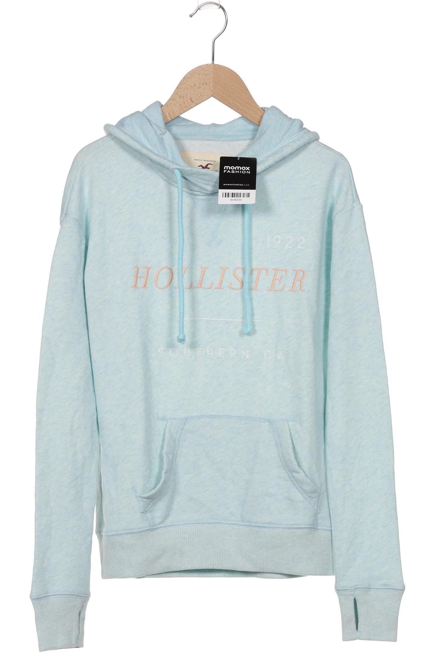 

Hollister Damen Kapuzenpullover, hellblau, Gr. 34