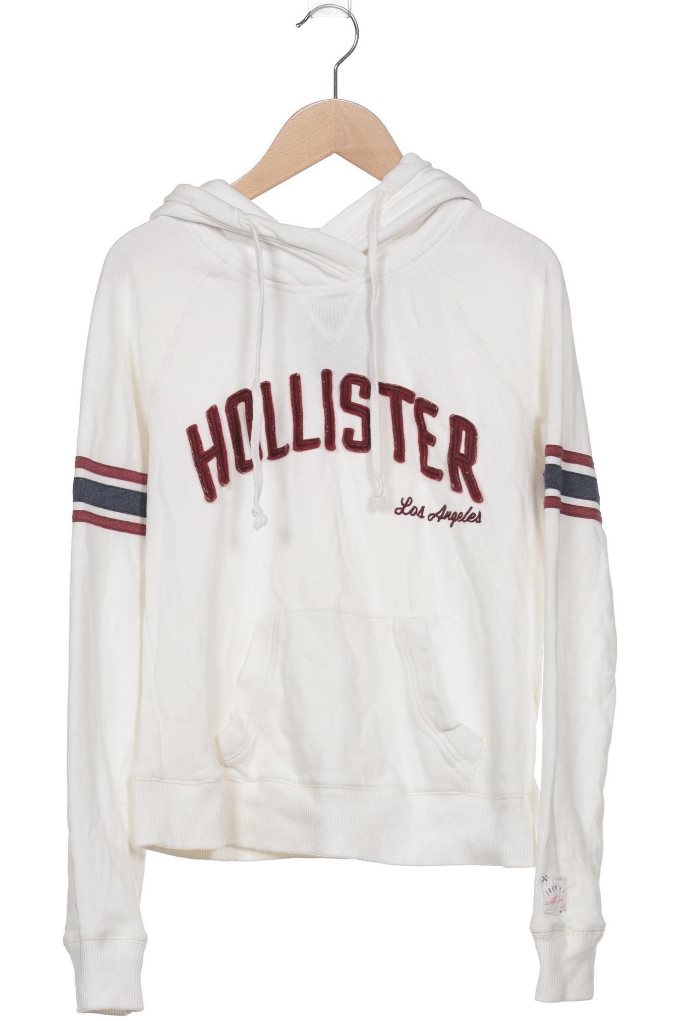 

Hollister Damen Kapuzenpullover, weiß, Gr. 34