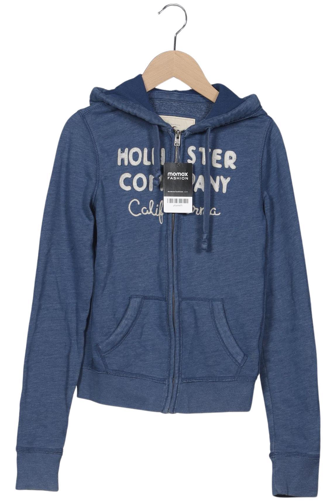 

Hollister Damen Kapuzenpullover, blau, Gr. 36