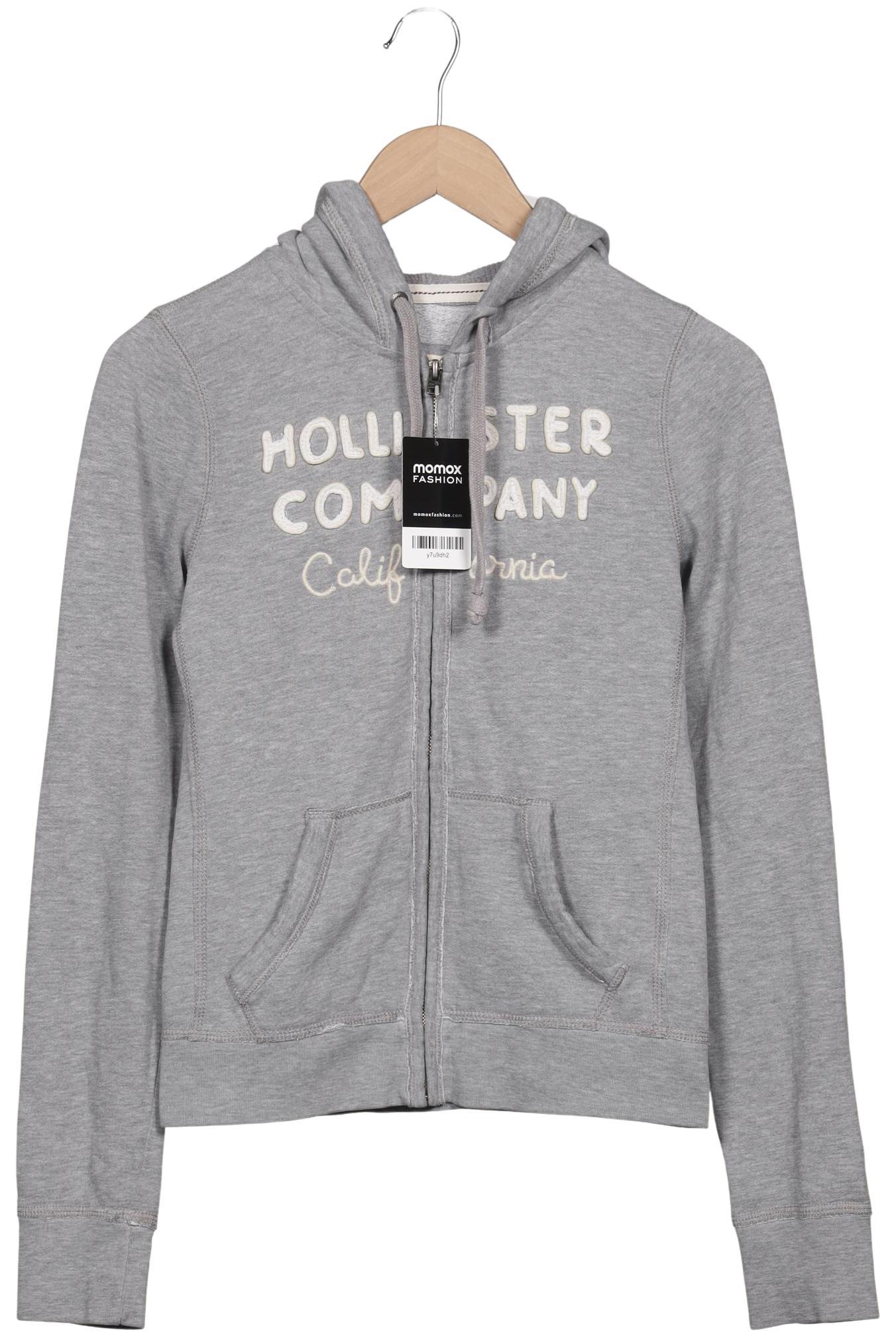 

Hollister Damen Kapuzenpullover, grau, Gr. 36
