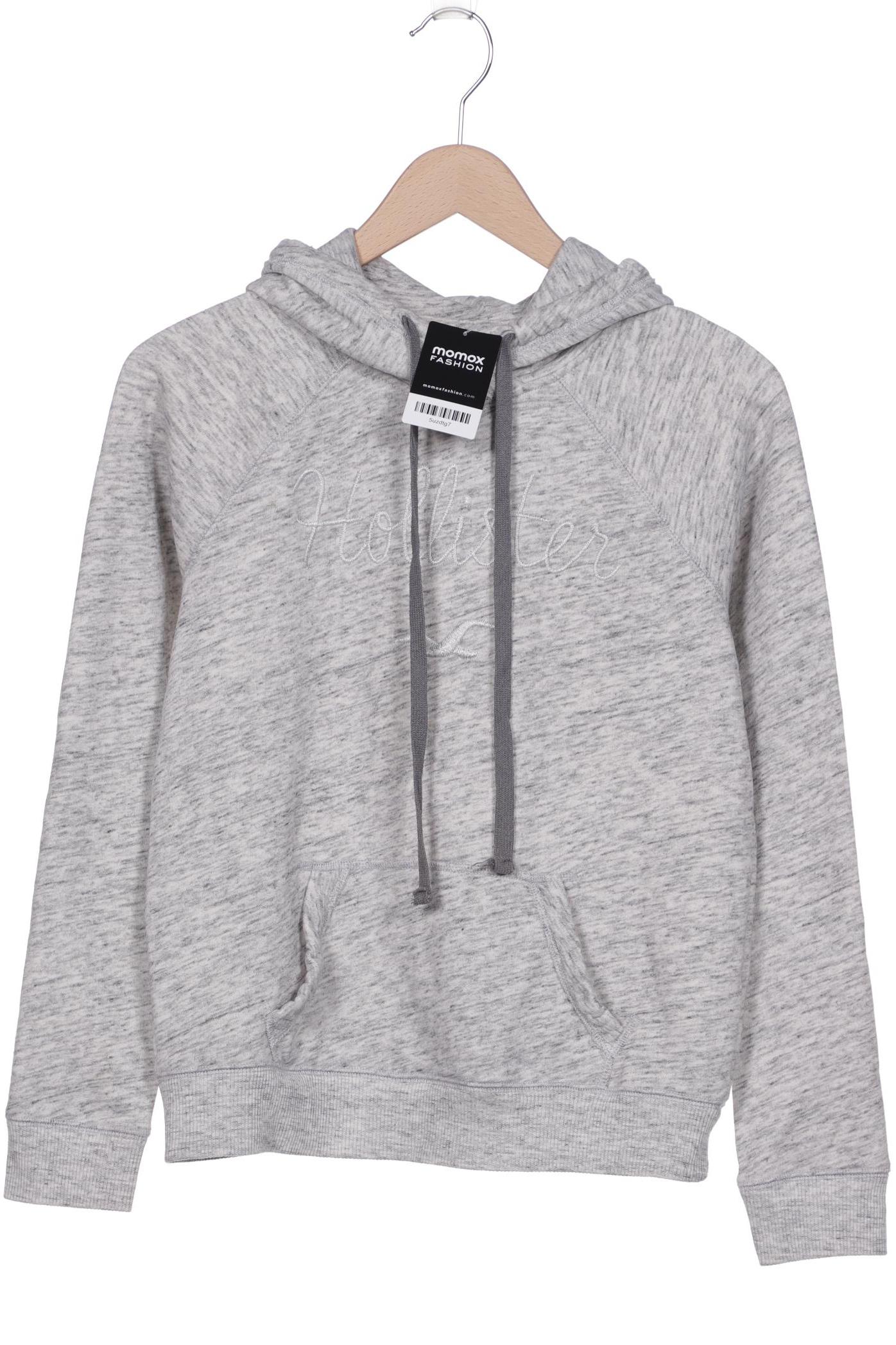 

Hollister Damen Kapuzenpullover, grau, Gr. 38