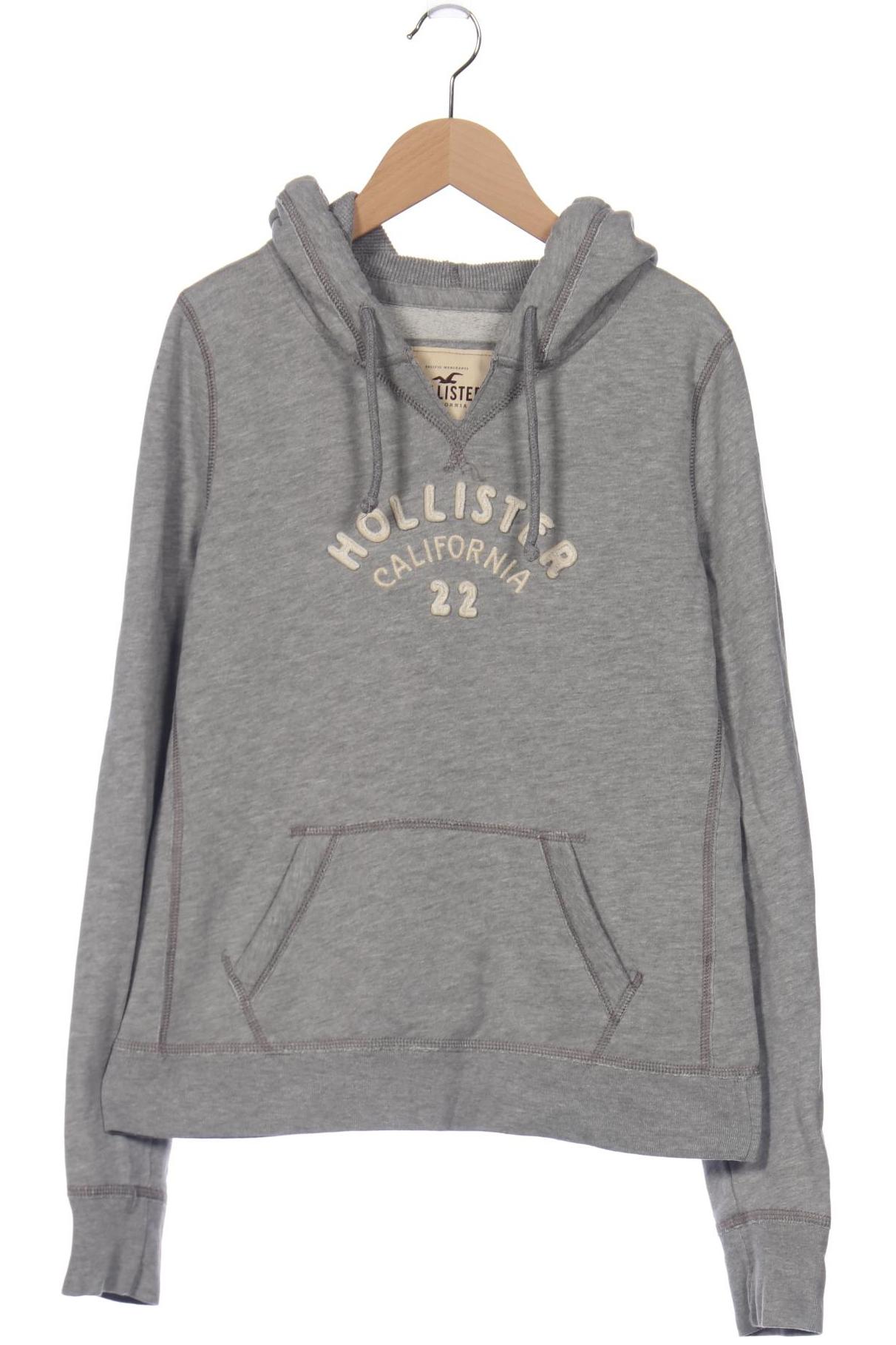 

Hollister Damen Kapuzenpullover, grau, Gr. 42