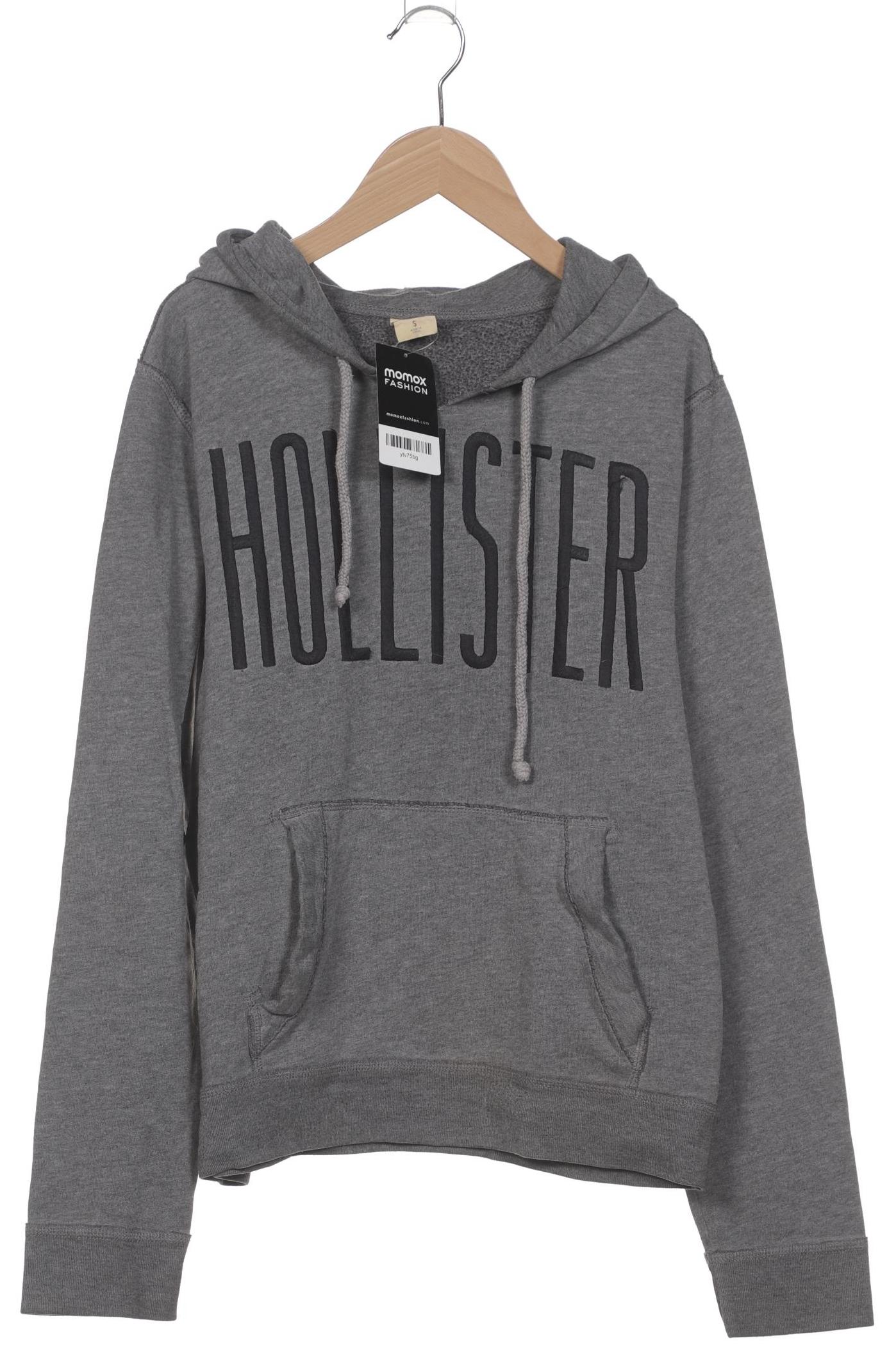 

Hollister Damen Kapuzenpullover, grau, Gr. 36