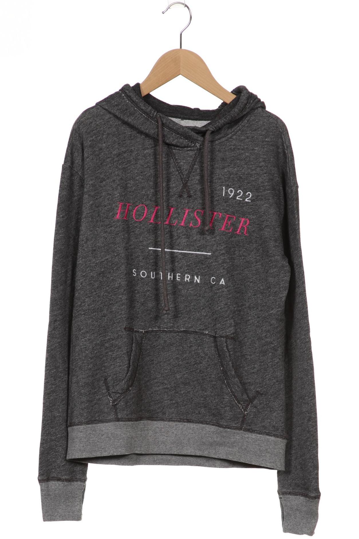 

Hollister Damen Kapuzenpullover, grau, Gr. 36