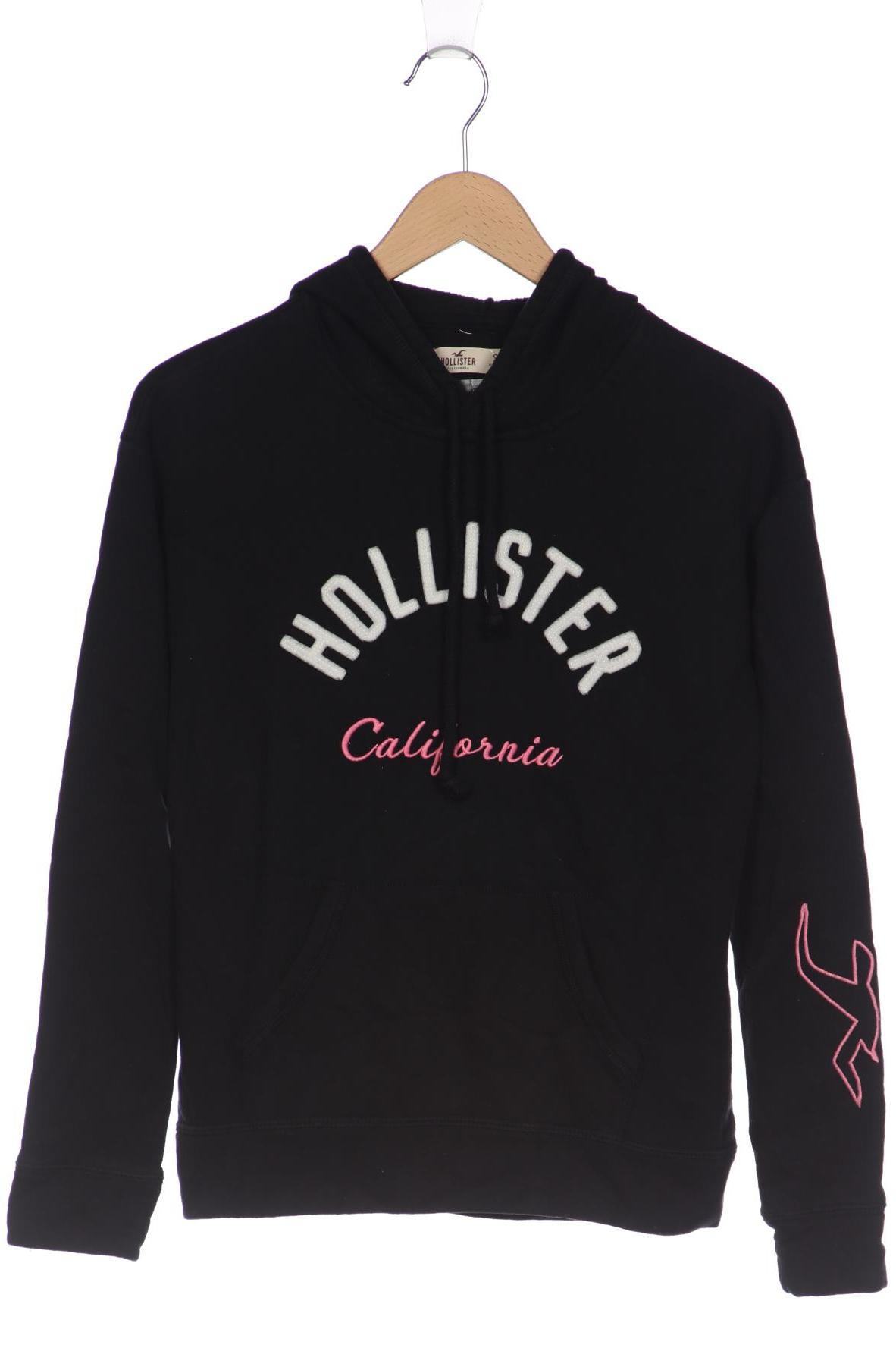 

Hollister Damen Kapuzenpullover, schwarz