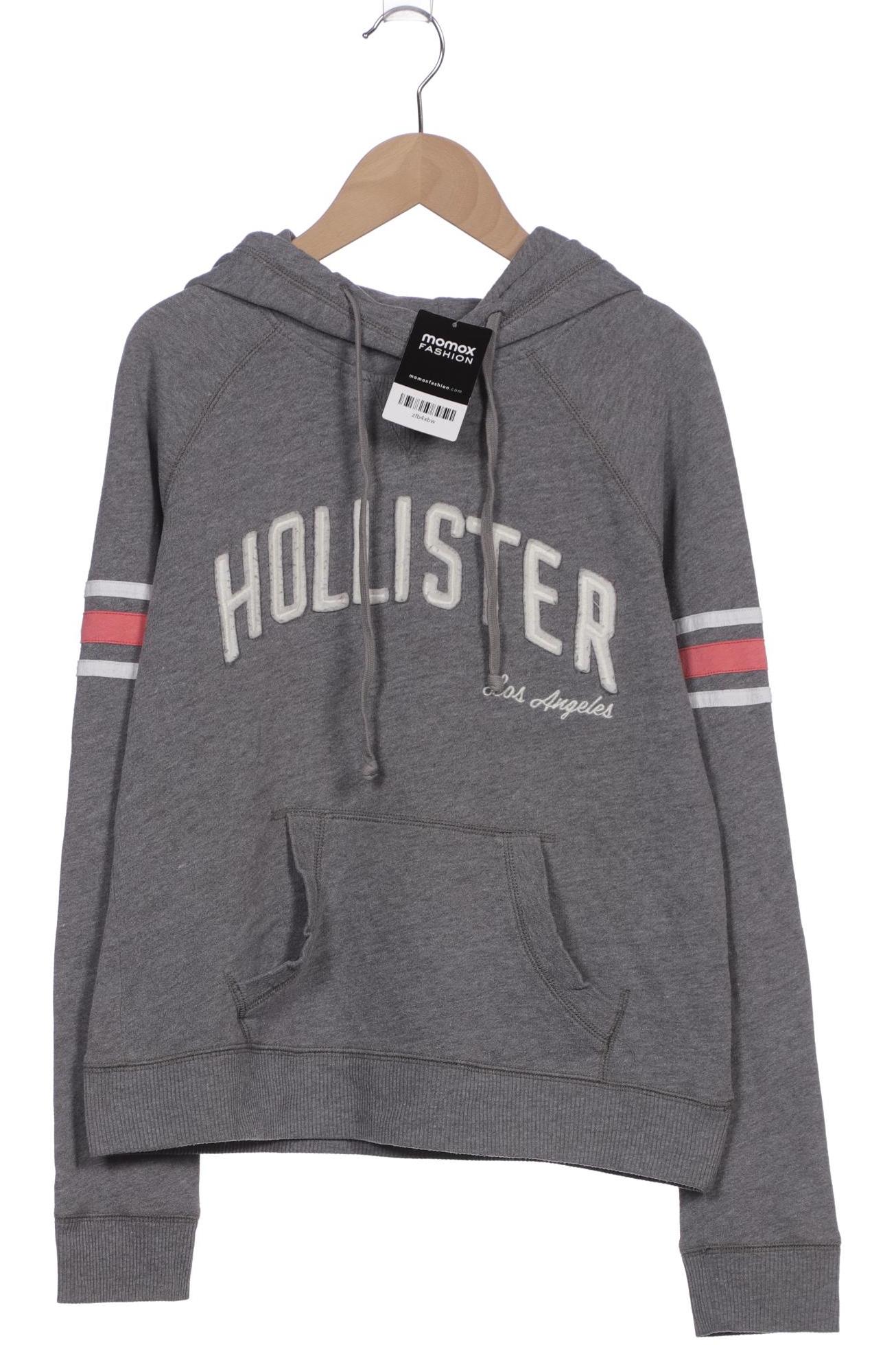 

Hollister Damen Kapuzenpullover, grau, Gr. 36