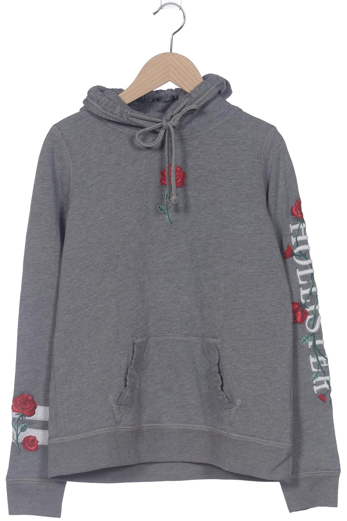 

Hollister Damen Kapuzenpullover, grau, Gr. 36