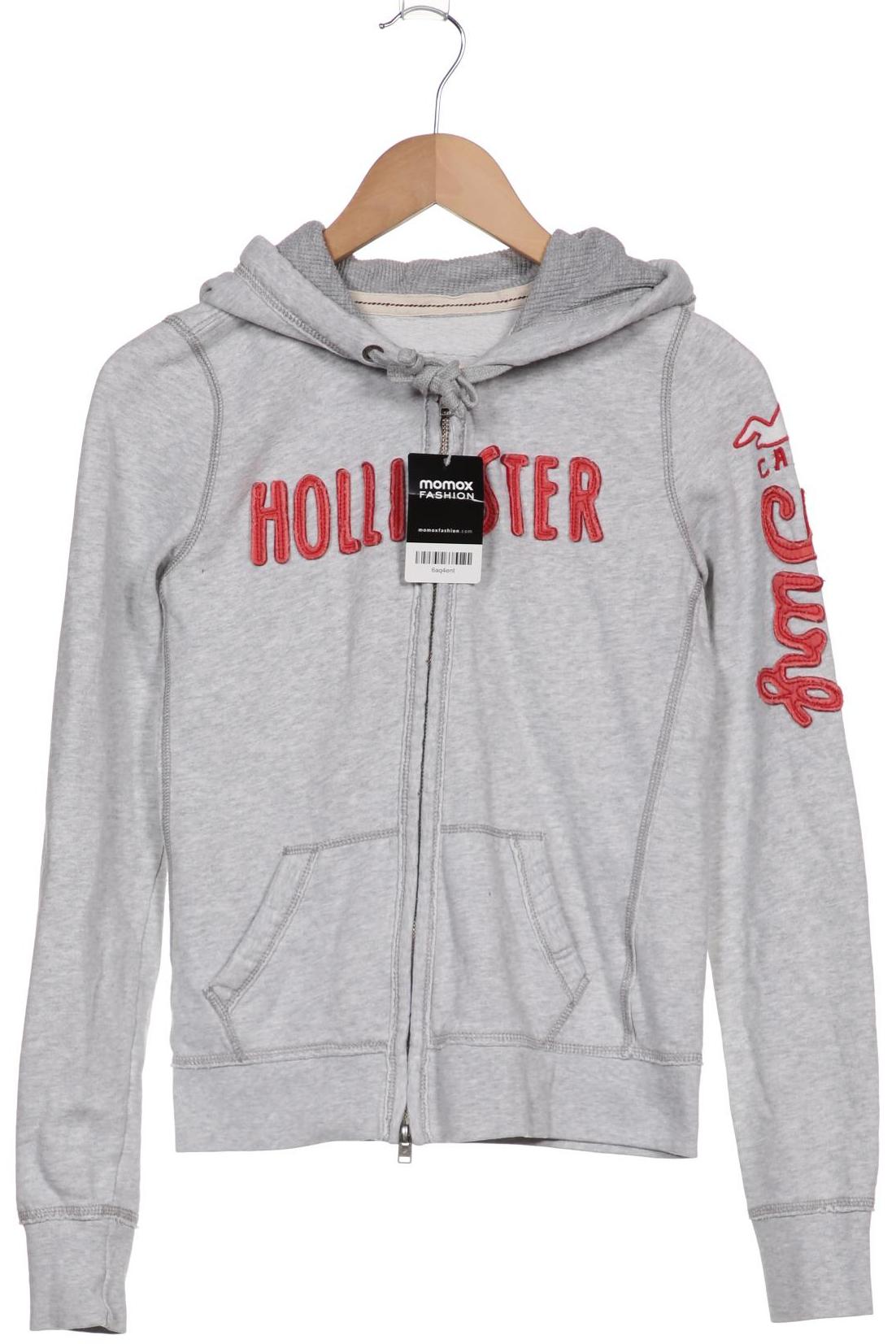 

Hollister Damen Kapuzenpullover, grau, Gr. 38