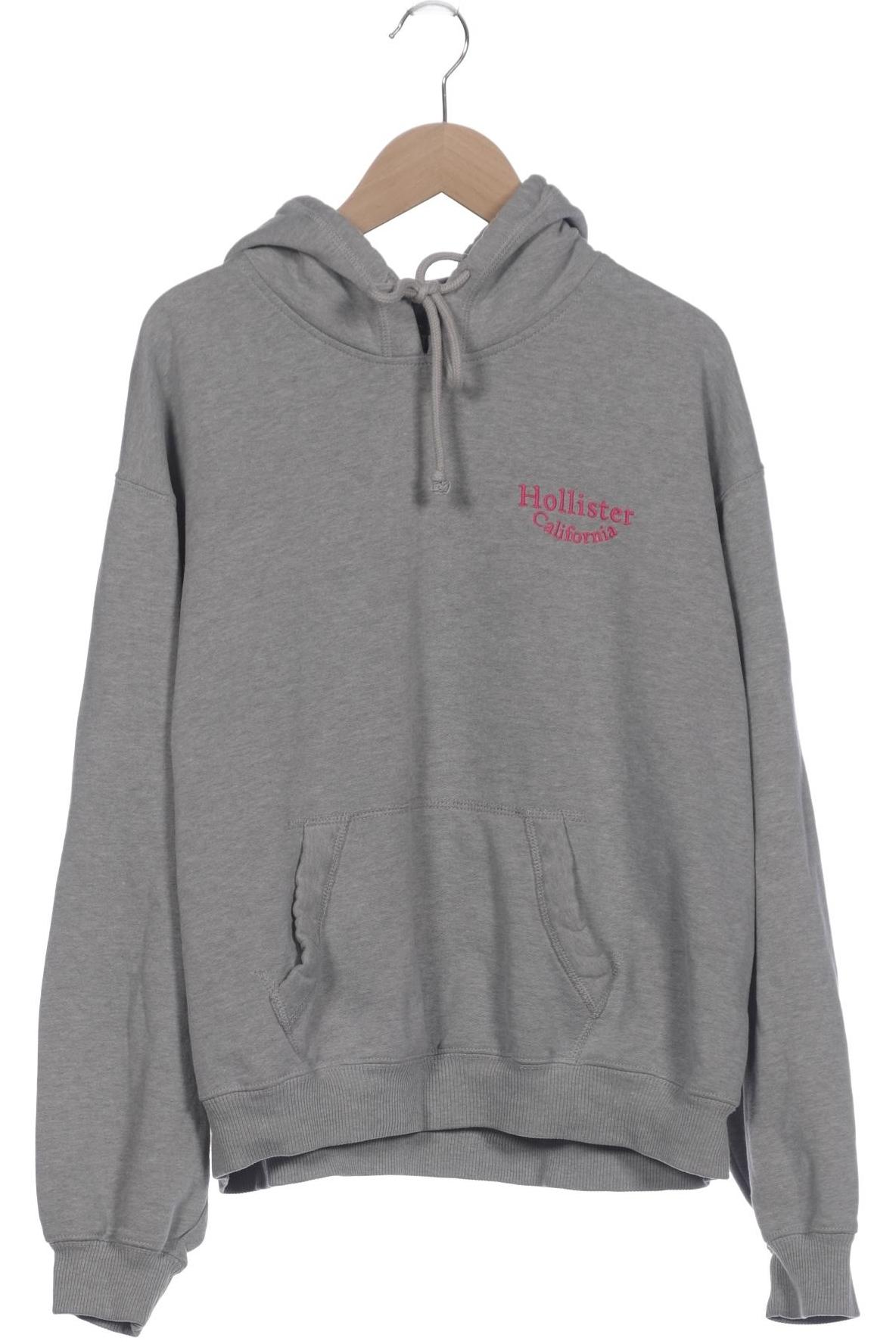 

Hollister Damen Kapuzenpullover, grau, Gr. 42