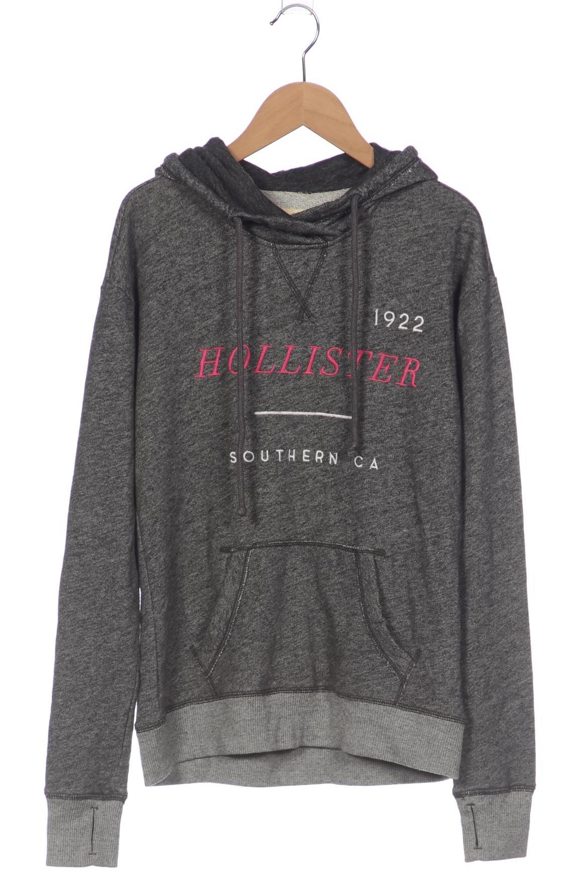 

Hollister Damen Kapuzenpullover, grau, Gr. 36