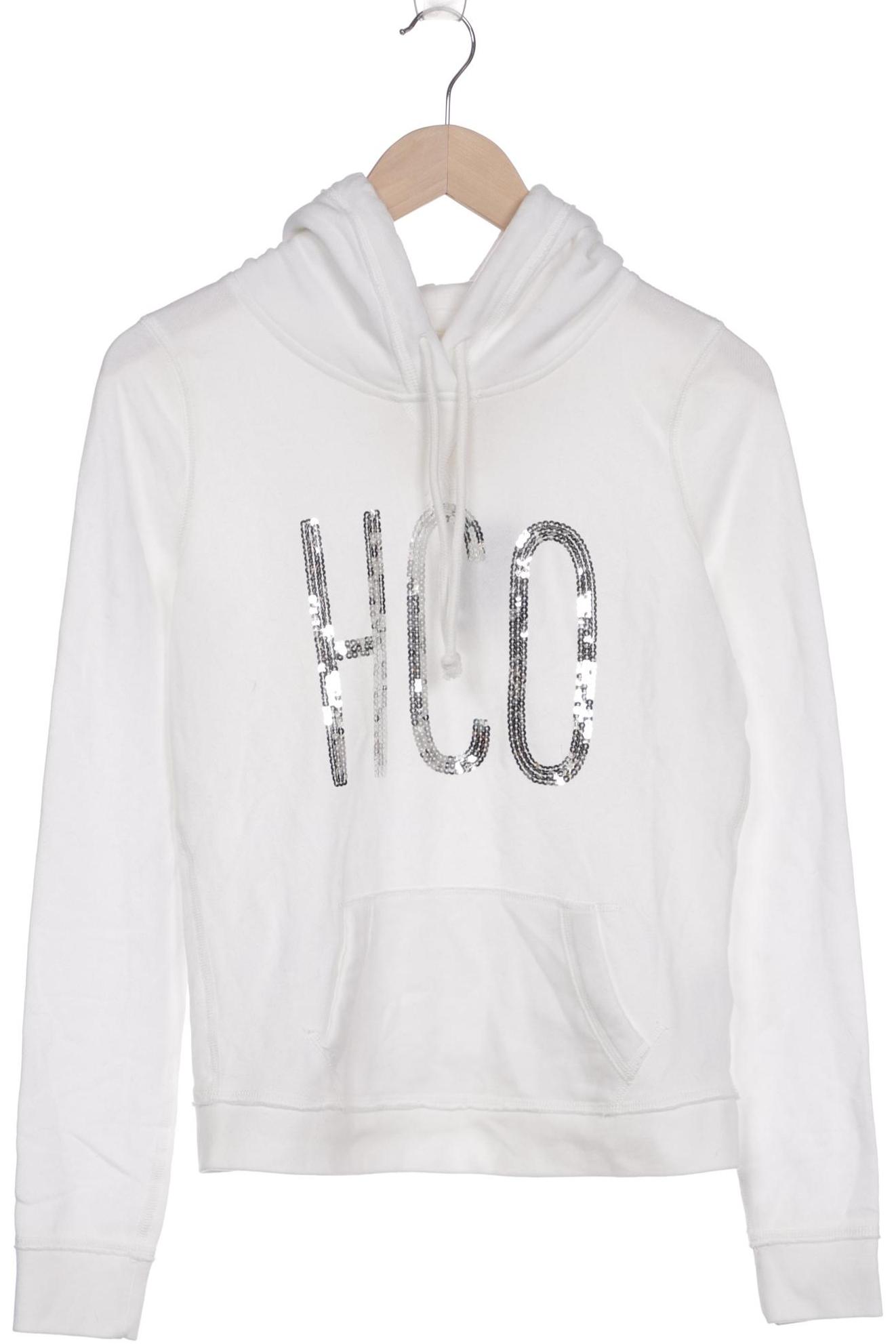 

Hollister Damen Kapuzenpullover, weiß, Gr. 38