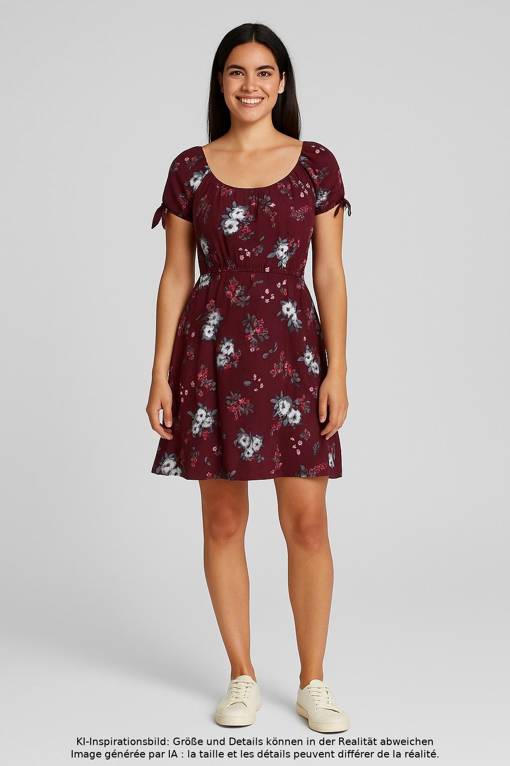 

Hollister Damen Kleid, bordeaux, Gr. 36