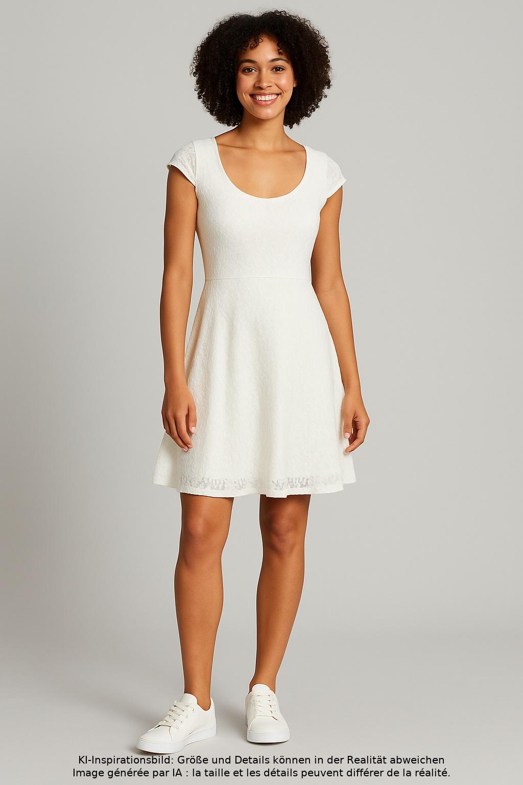 

Hollister Damen Kleid, weiß, Gr. 34