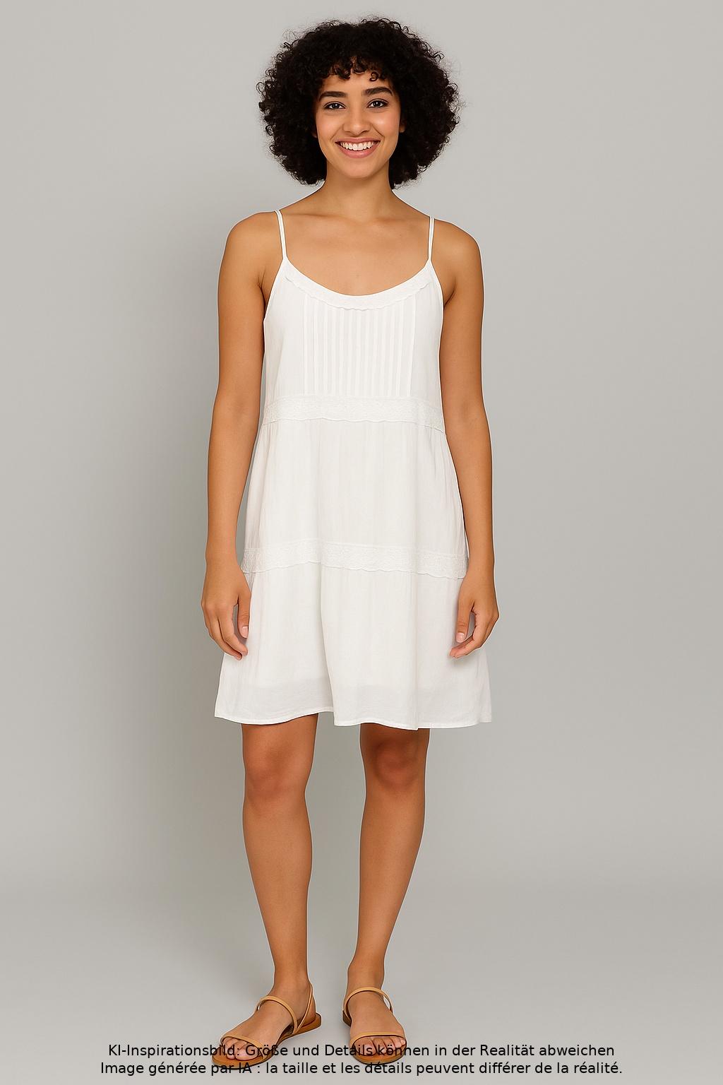 

Hollister Damen Kleid, weiß, Gr. 38