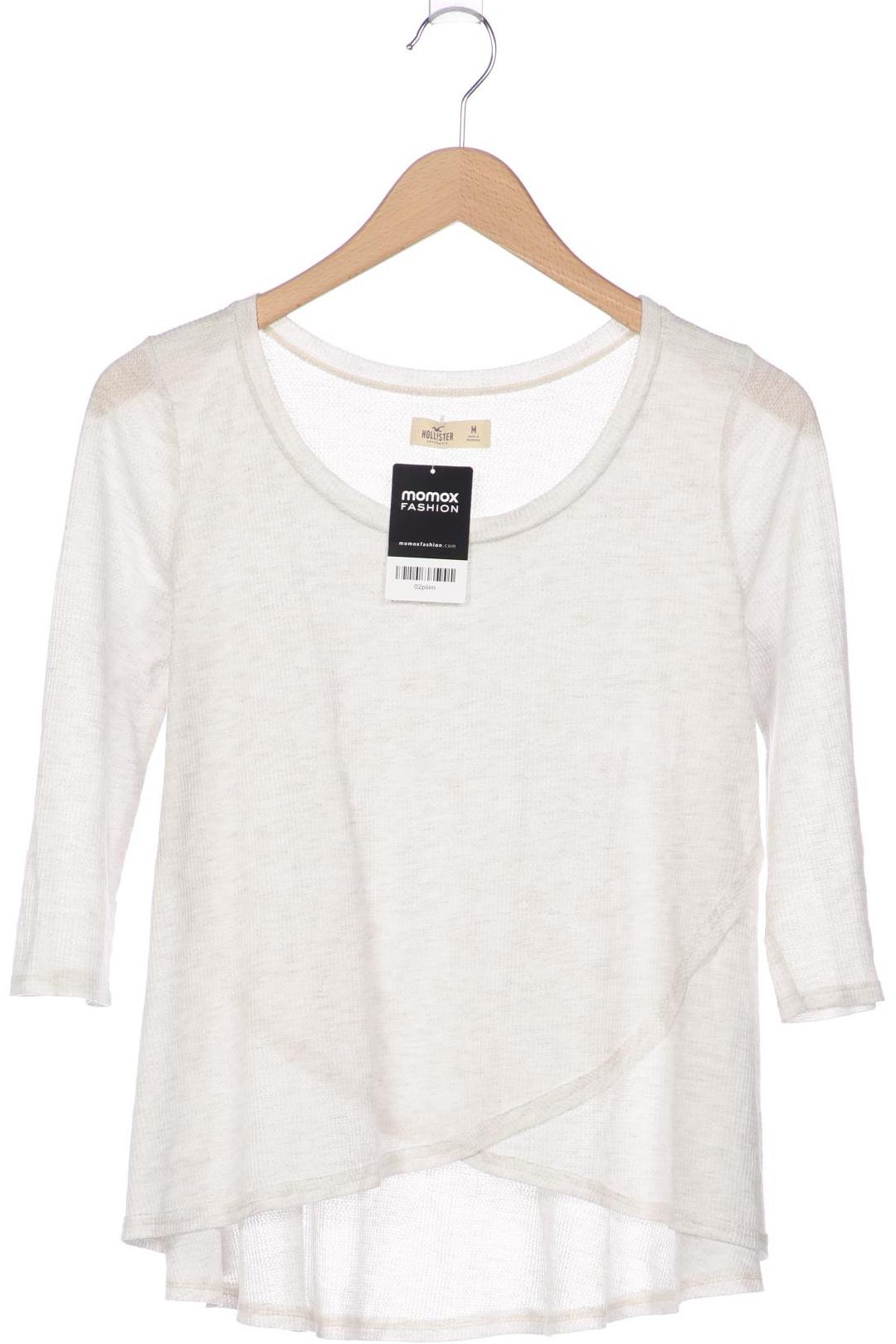 

Hollister Damen Langarmshirt, weiß, Gr. 38