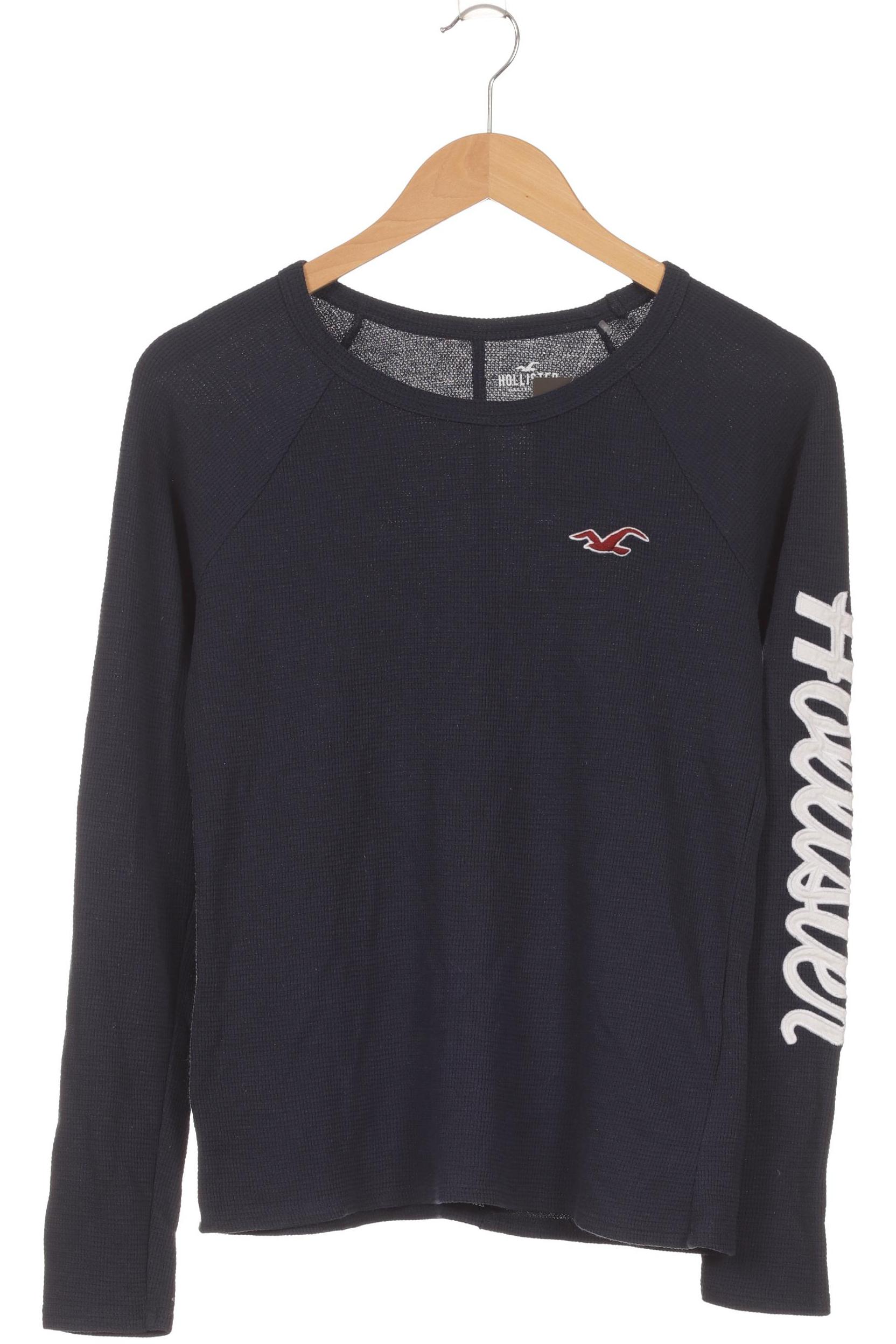 

Hollister Damen Langarmshirt, blau, Gr. 38