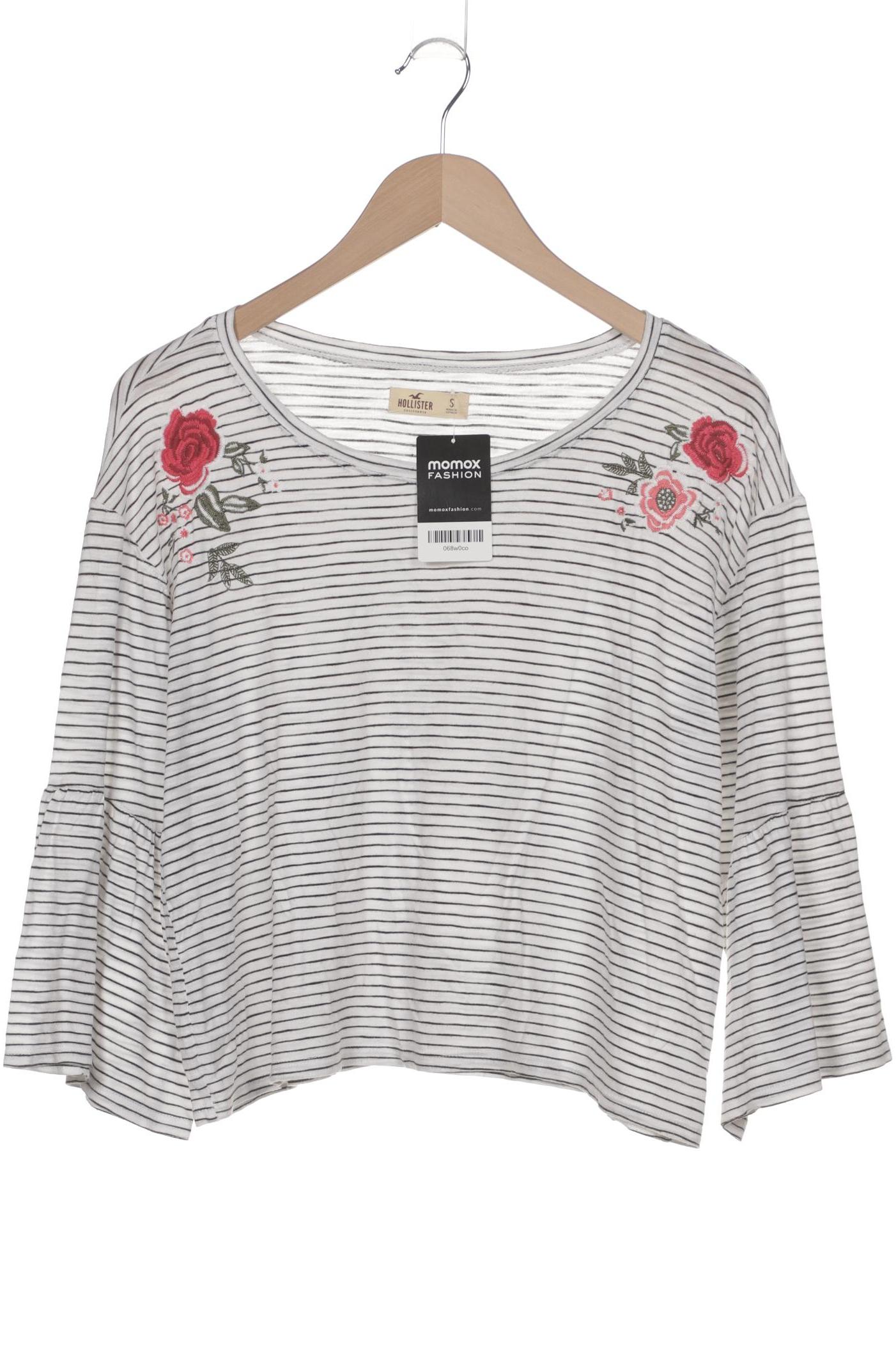 

Hollister Damen Langarmshirt, weiß, Gr. 36