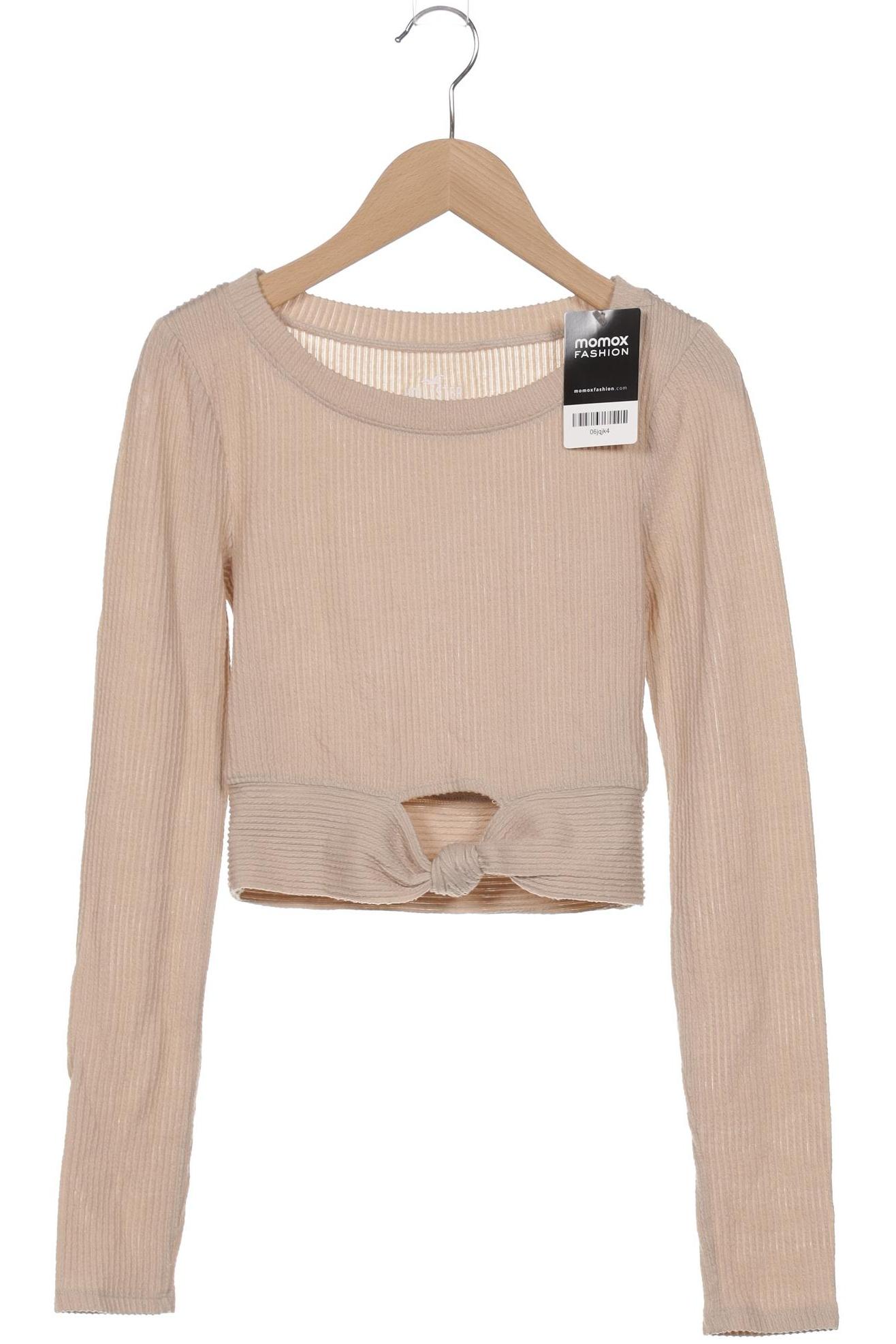 

Hollister Damen Langarmshirt, beige, Gr. 34