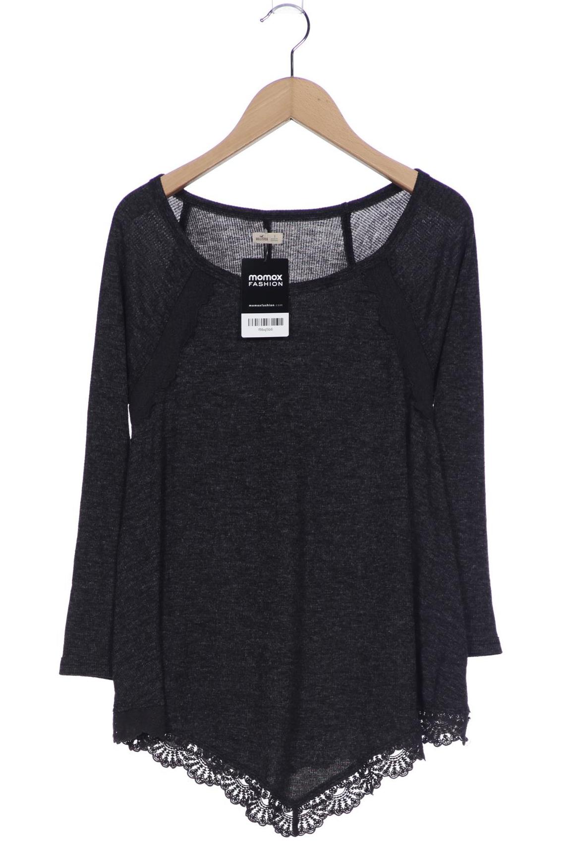 

Hollister Damen Langarmshirt, grau, Gr. 36