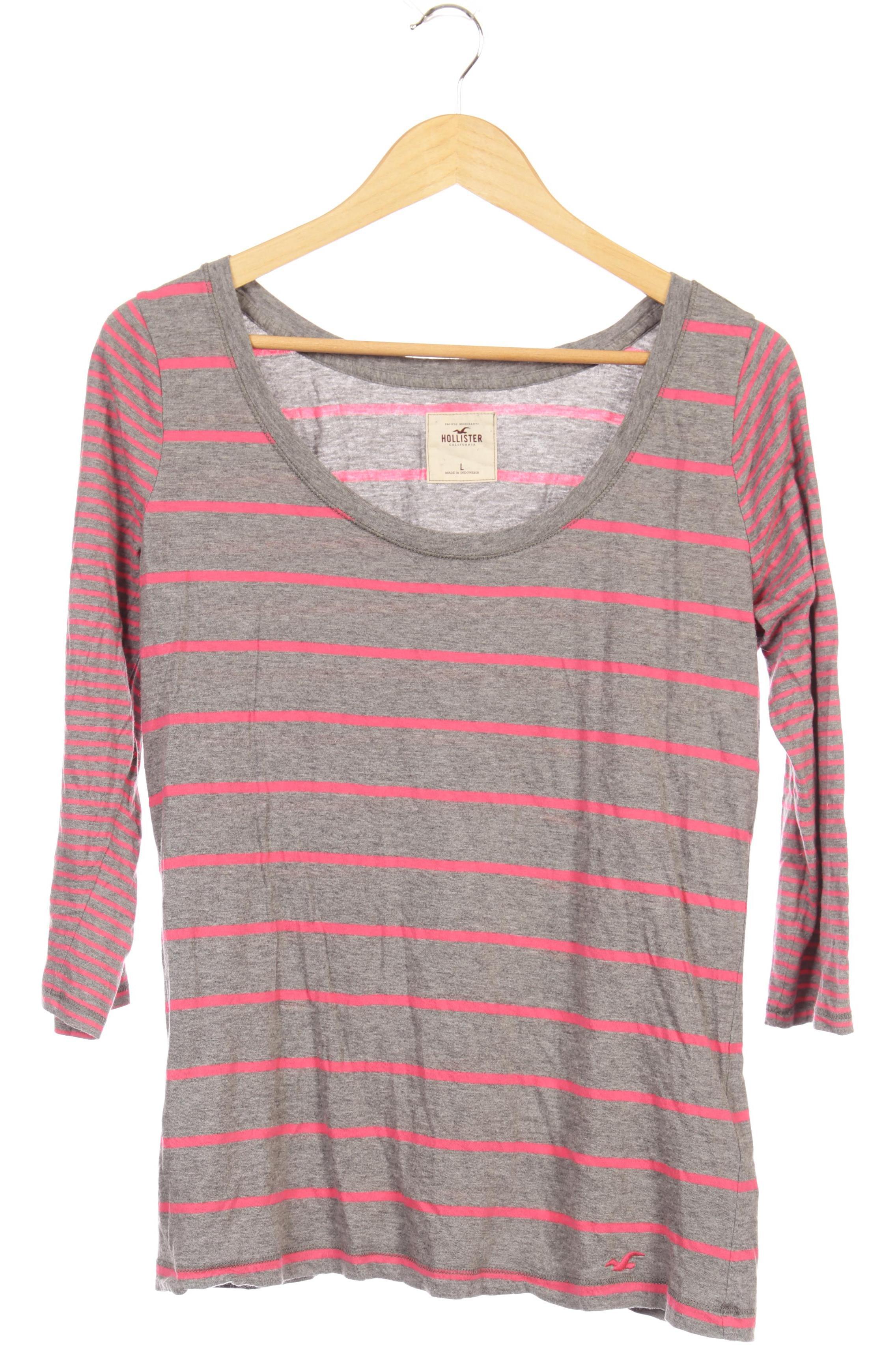 

Hollister Damen Langarmshirt, grau, Gr.