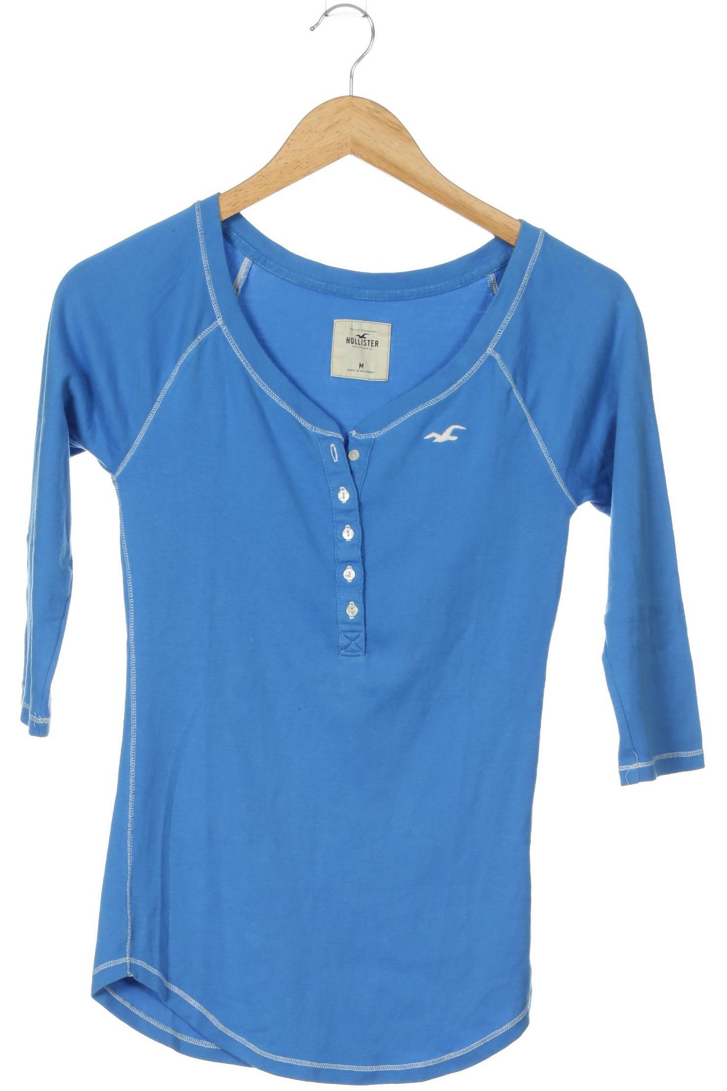 

Hollister Damen Langarmshirt, blau, Gr.