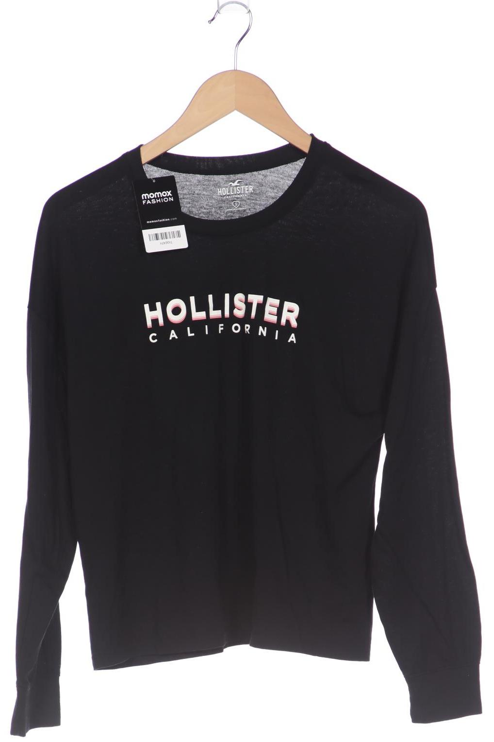 

Hollister Damen Langarmshirt, schwarz, Gr. 36