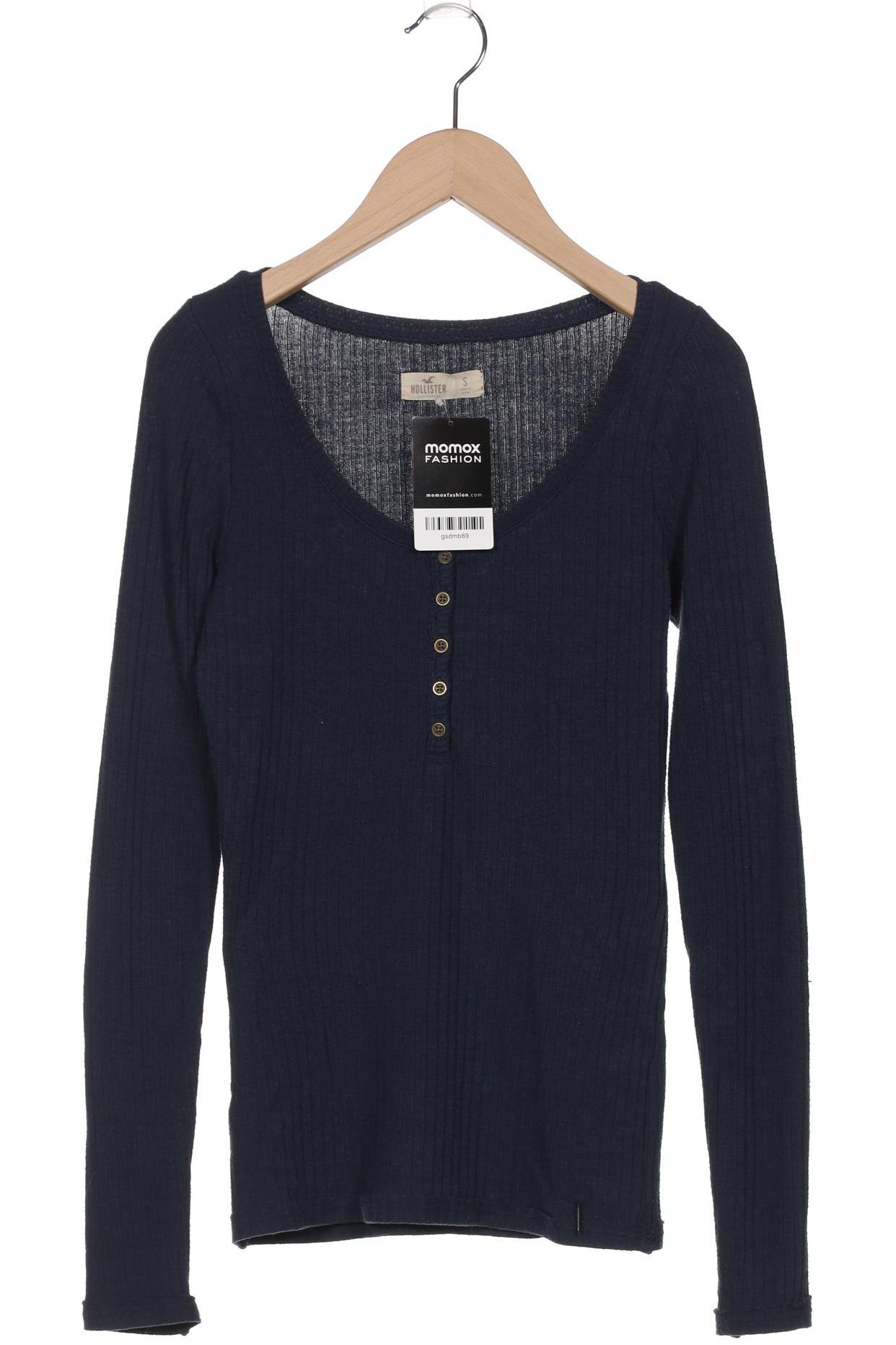 

Hollister Damen Langarmshirt, blau, Gr. 36