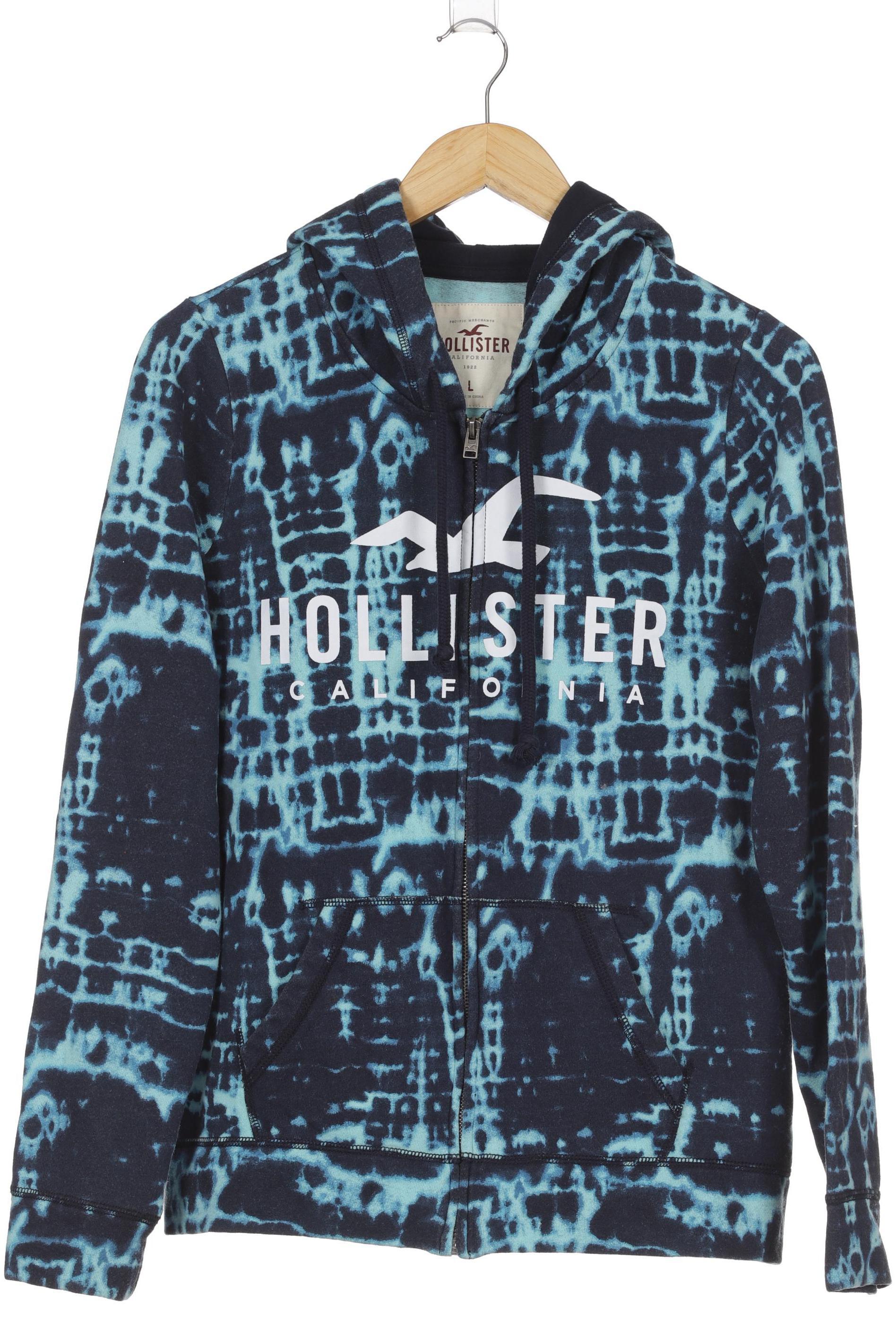 

Hollister Damen Kapuzenpullover, blau, Gr.